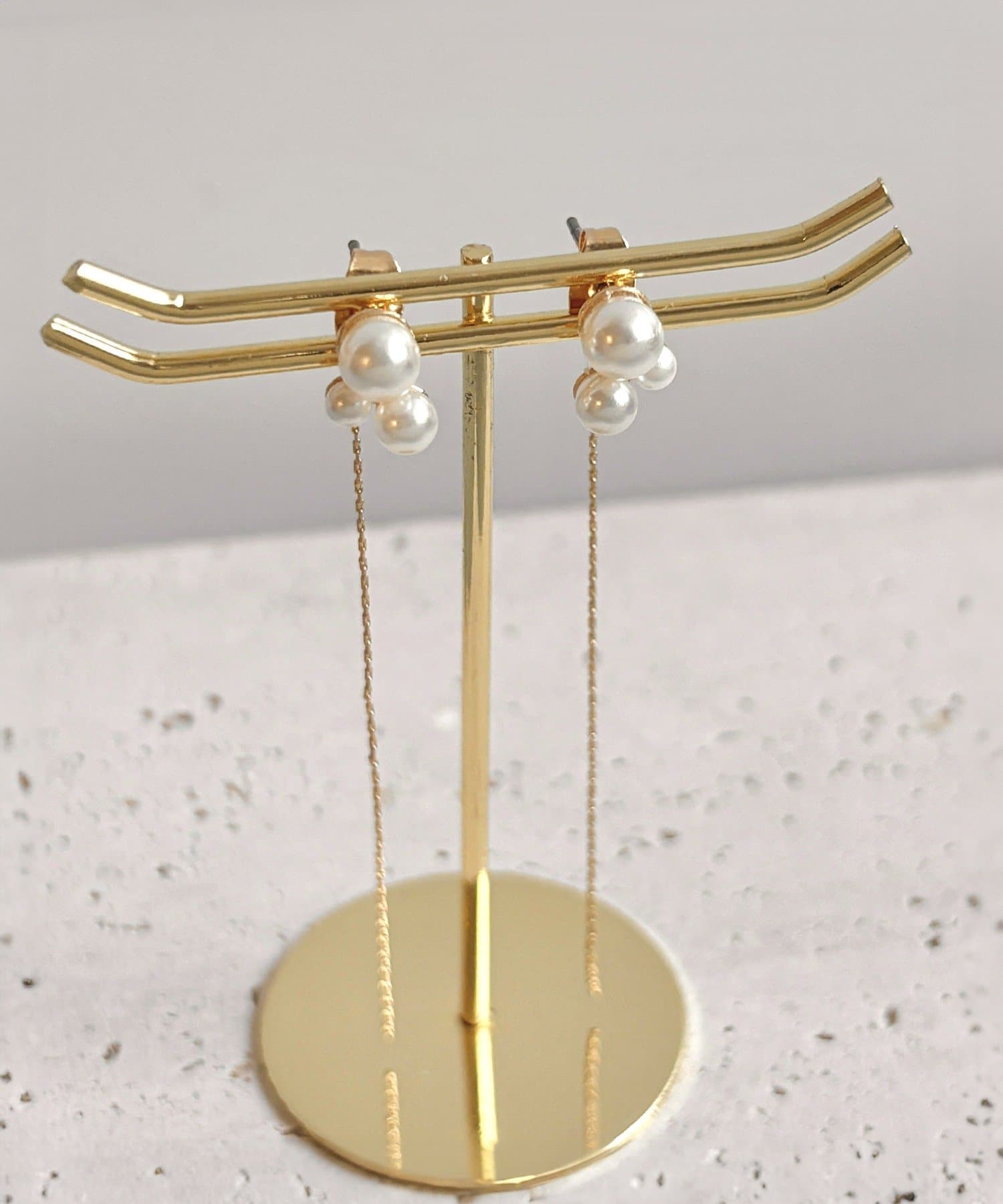 3COINS(スリーコインズ) パールバックキャッチピアス