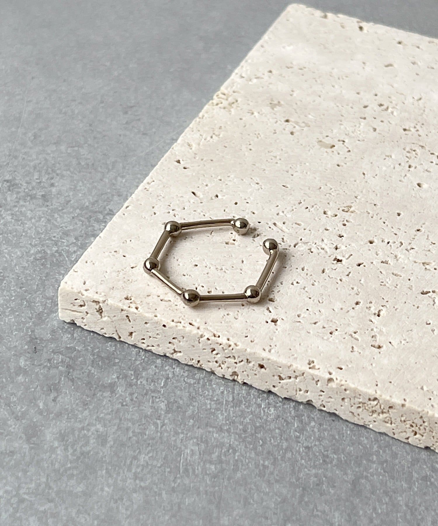 3COINS(スリーコインズ) ペンタゴンボールリング