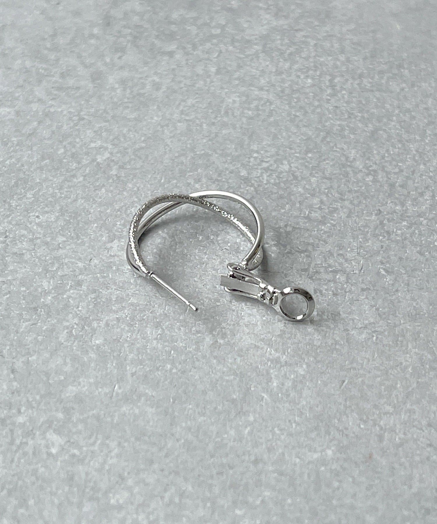 3COINS(スリーコインズ) クロスカコウフープピアス