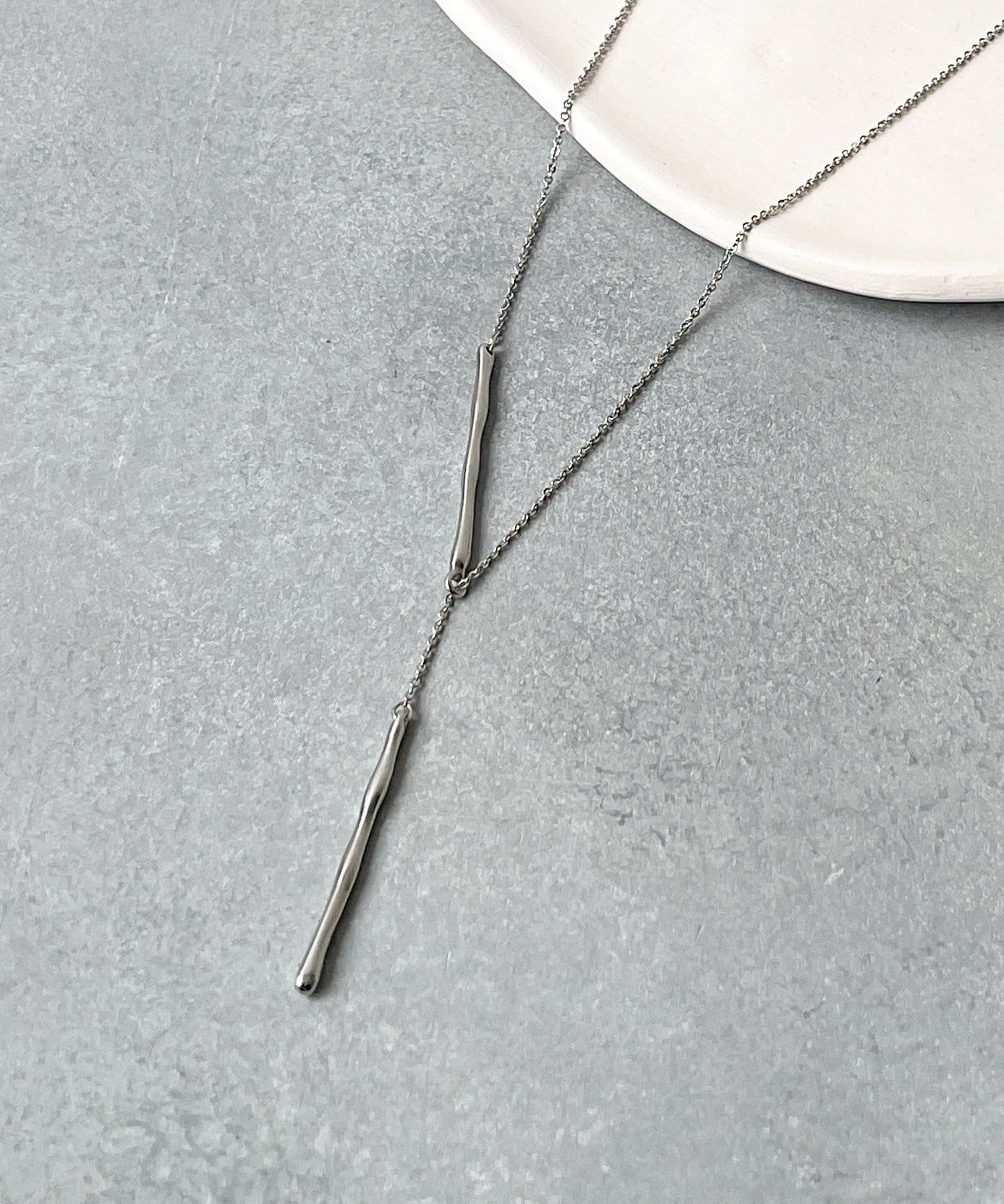 3COINS(スリーコインズ) イビツバーロングネックレス