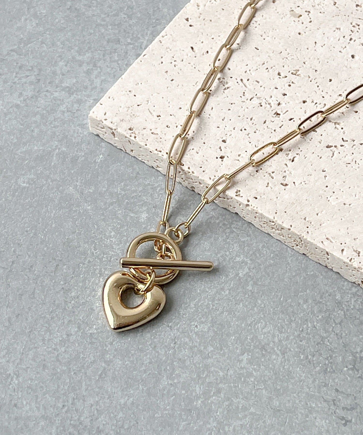 3COINS(スリーコインズ) マンテルチェーンショートネックレス