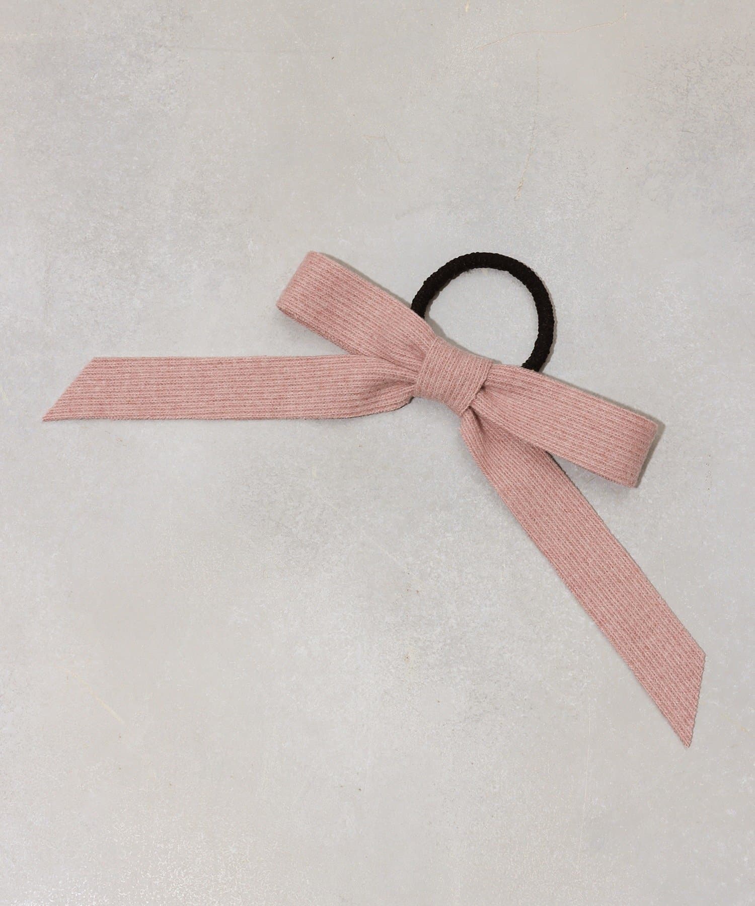 3COINS(スリーコインズ) ニットリボンポニー