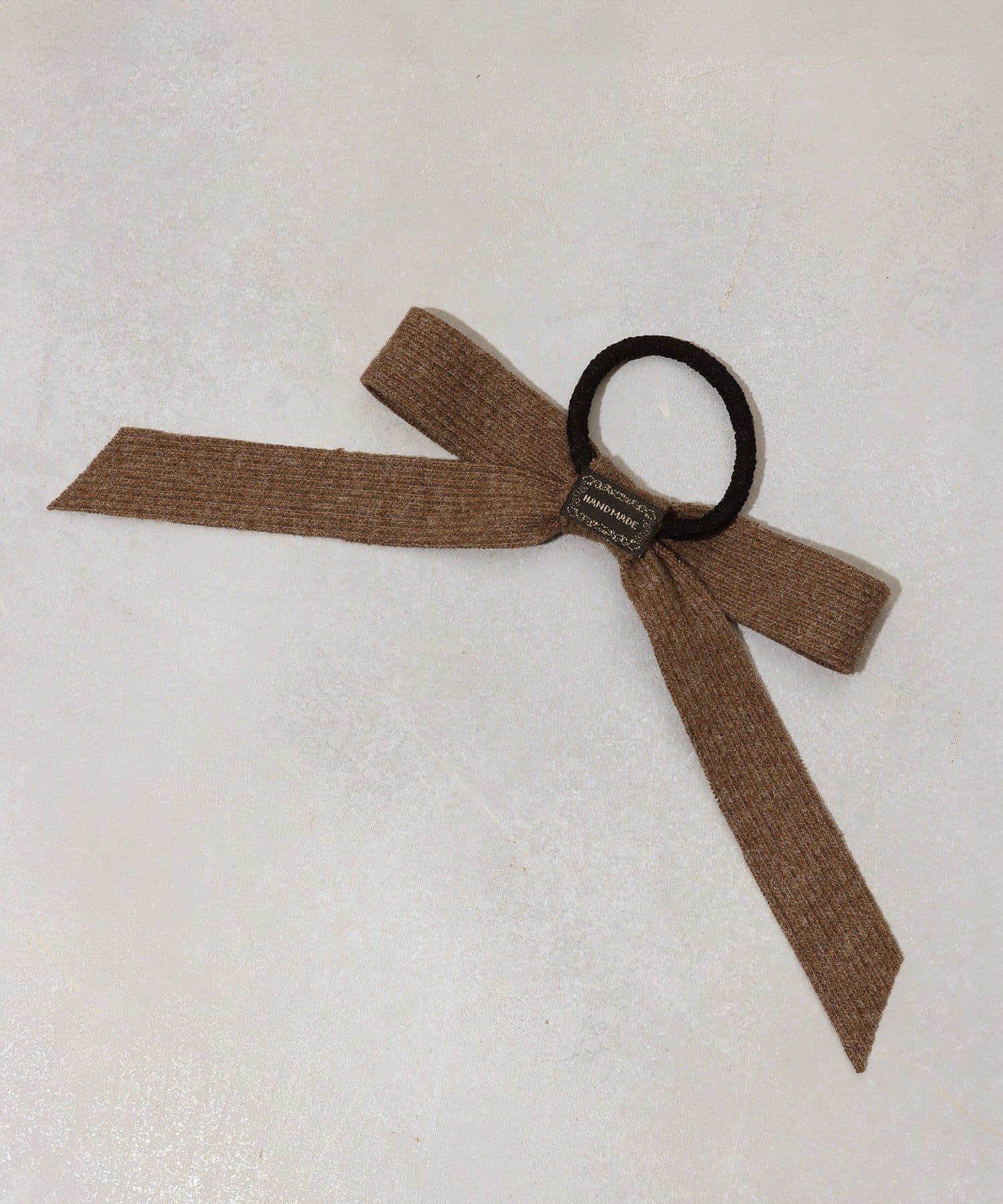 3COINS(スリーコインズ) ニットリボンポニー