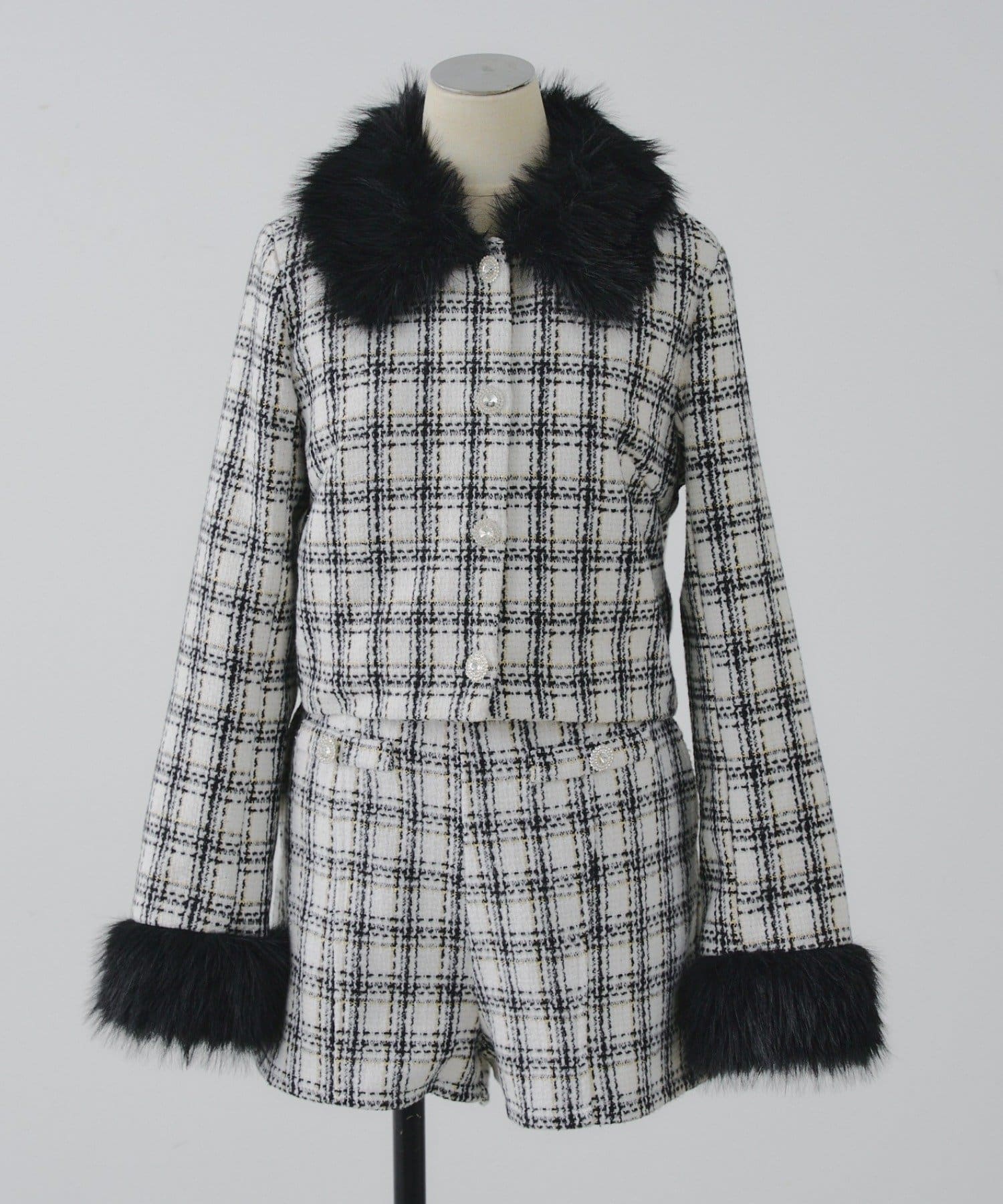 Remind me and forever(リマインドミーアンドフォーエバー) 【Holiday collection】ツイードショートパンツ