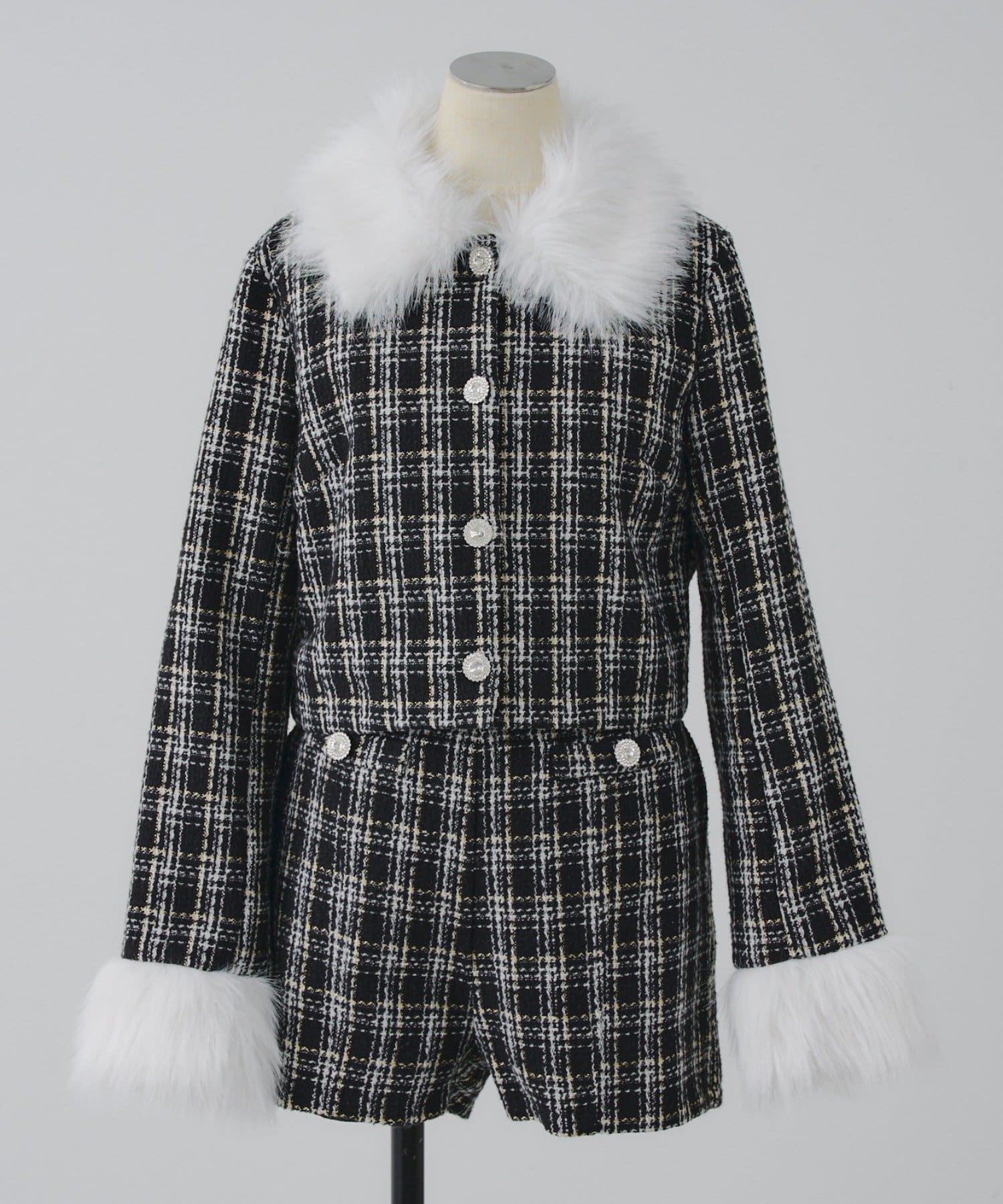 Remind me and forever(リマインドミーアンドフォーエバー) 【Holiday collection】ツイードショートパンツ