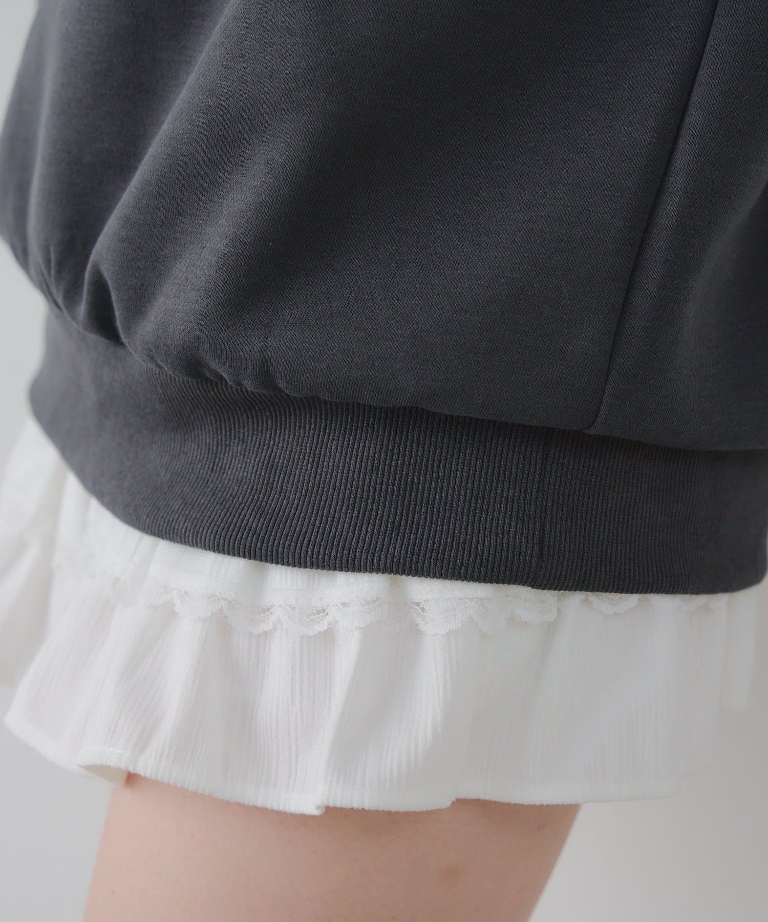 NICE CLAUP / OLIVE des OLIVE OUTLET(ナイスクラップ  / オリーブ デ オリーブ アウトレット) 【RMAF】メガネを付けたくまさん裏起毛スウェット