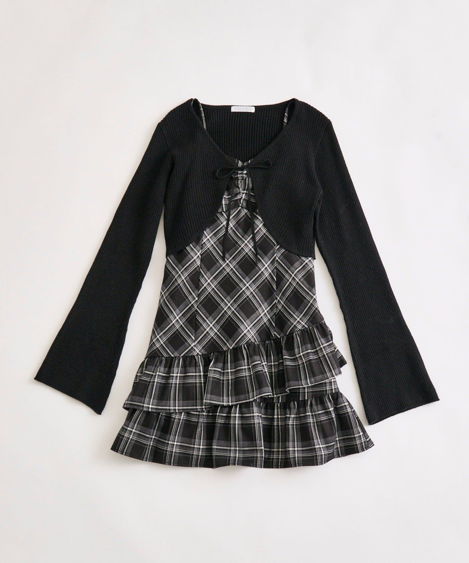 OLIVE des OLIVE(オリーブ デ オリーブ) ニットボレロセットワンピ