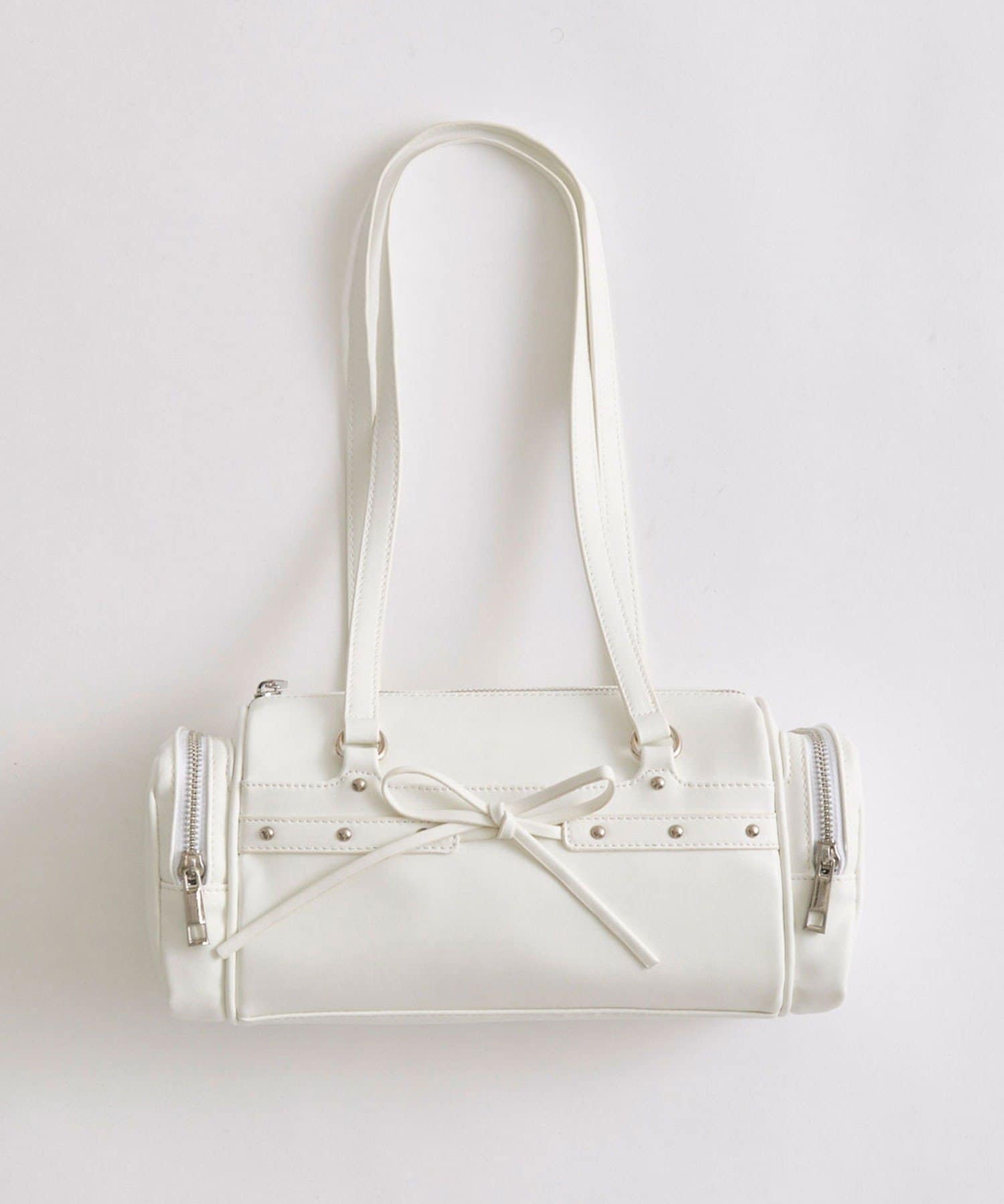 OLIVE des OLIVE(オリーブ デ オリーブ) サイドポケットスタッズボストンバッグ