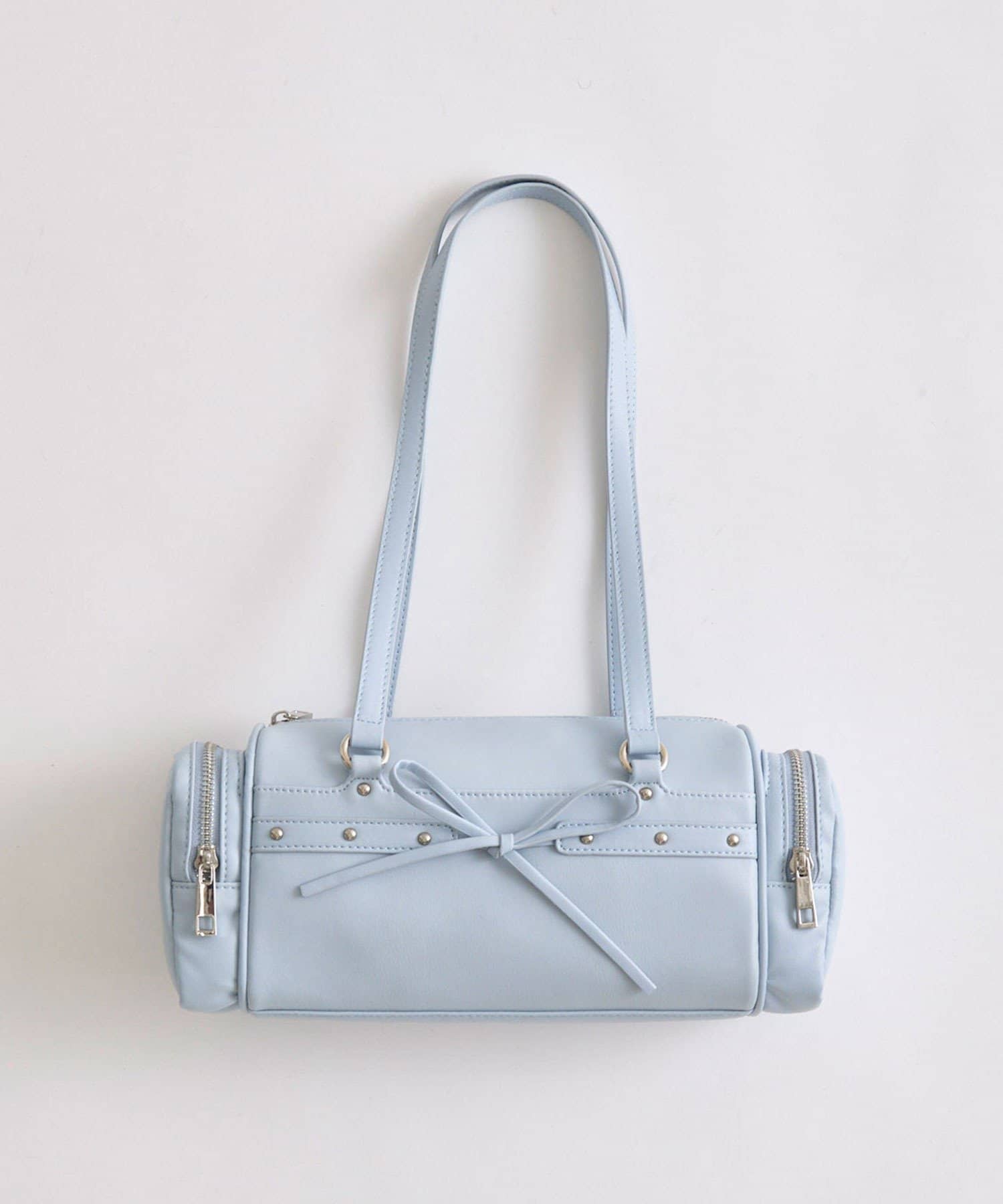 OLIVE des OLIVE(オリーブ デ オリーブ) サイドポケットスタッズボストンバッグ