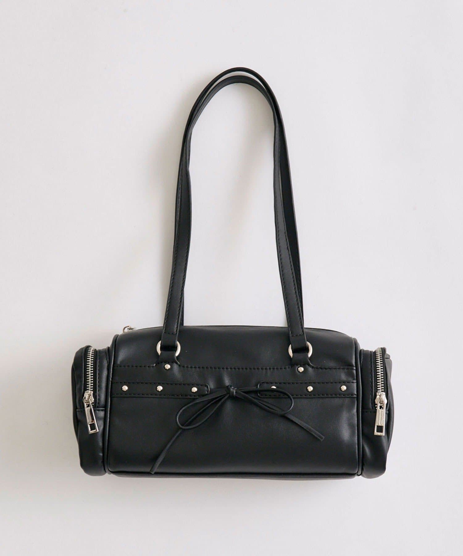 OLIVE des OLIVE(オリーブ デ オリーブ) サイドポケットスタッズボストンバッグ