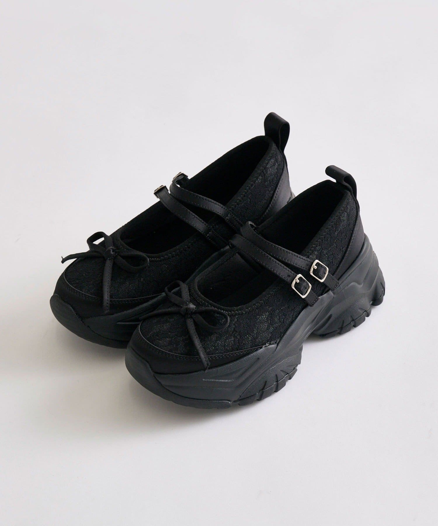 OLIVE des OLIVE(オリーブ デ オリーブ) レースバレエシューズ