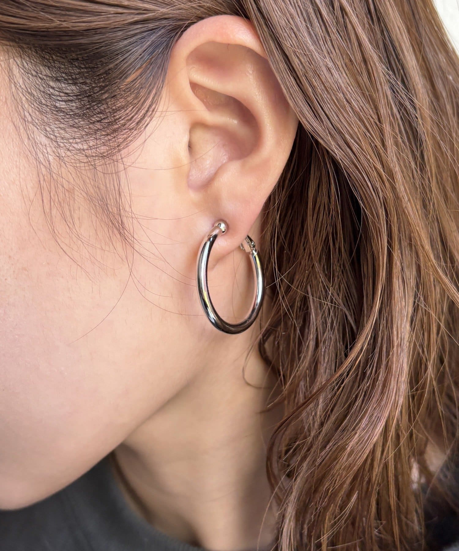 Lattice(ラティス) メタルフープイヤリング