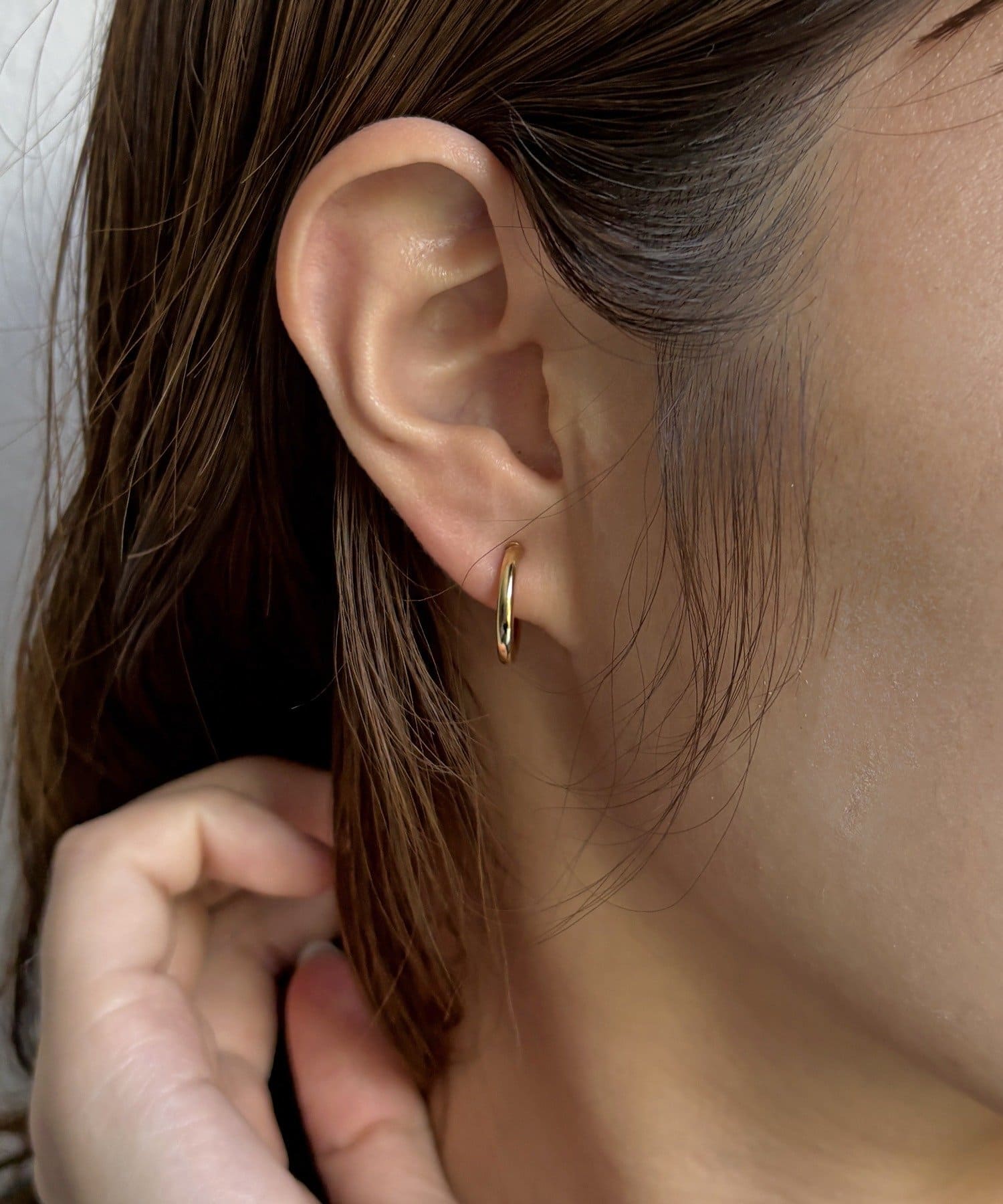 Lattice(ラティス) メタルフープイヤリング