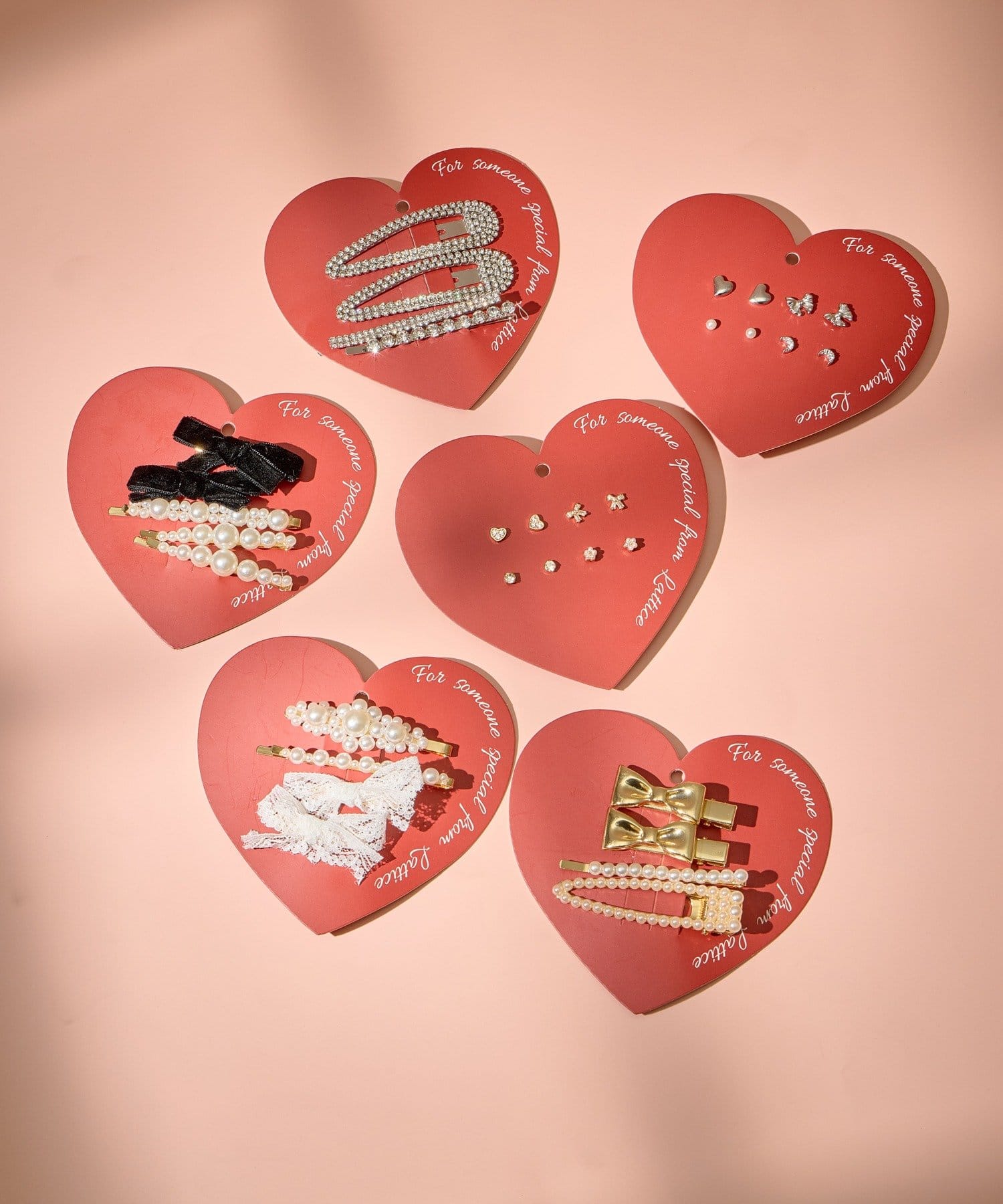 Lattice(ラティス) レースリボンクリップ/ヘアピンセット(4P)