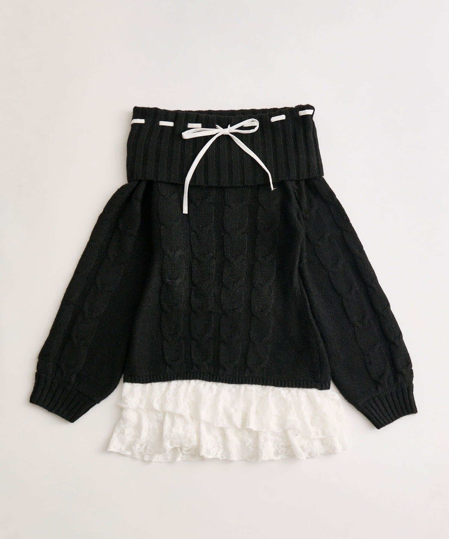 OLIVE des OLIVE(オリーブ デ オリーブ) 【インフルエンサー企画】YUI girly cable one-piece