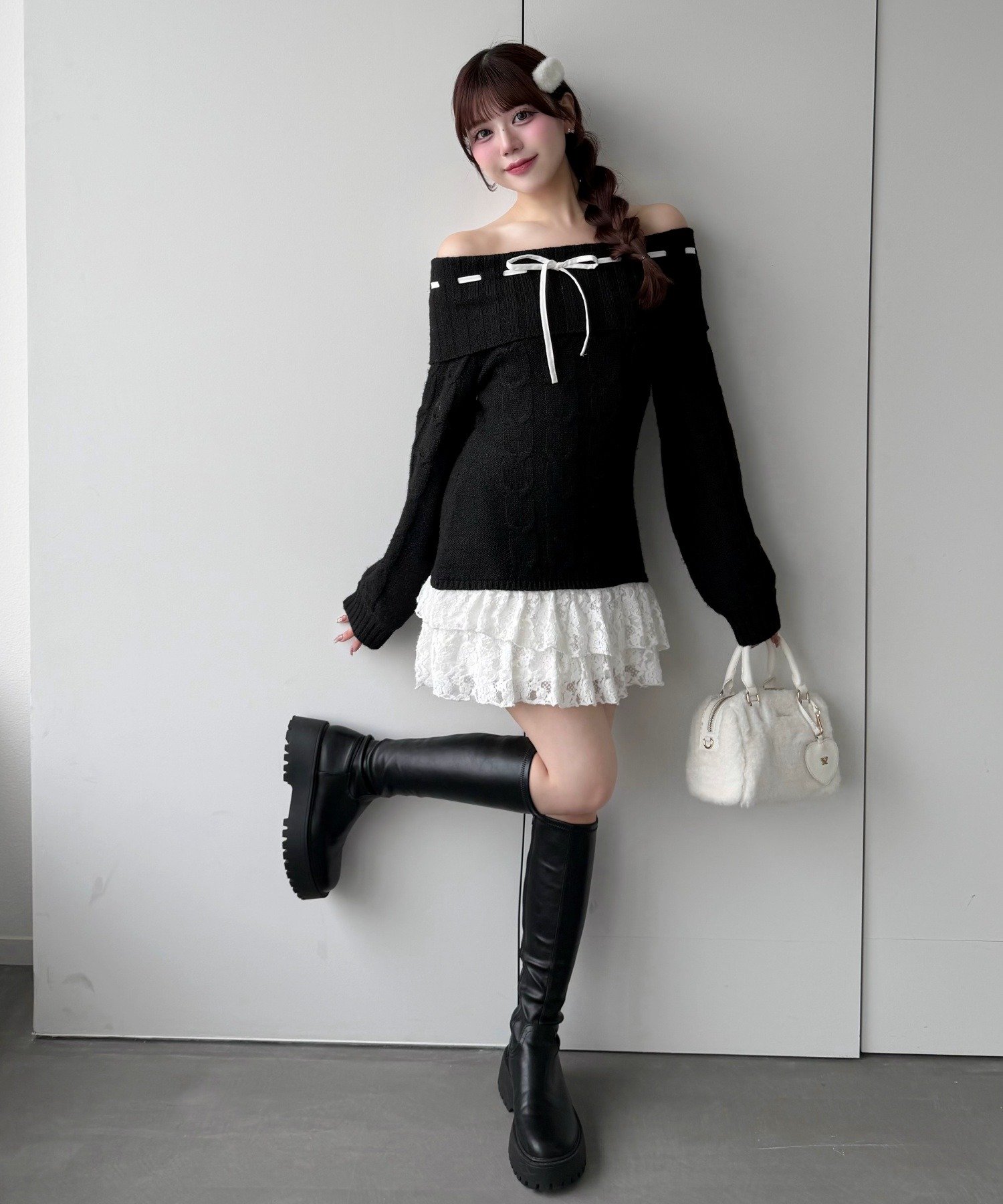 OLIVE des OLIVE(オリーブ デ オリーブ) 【インフルエンサー企画】YUI girly cable one-piece