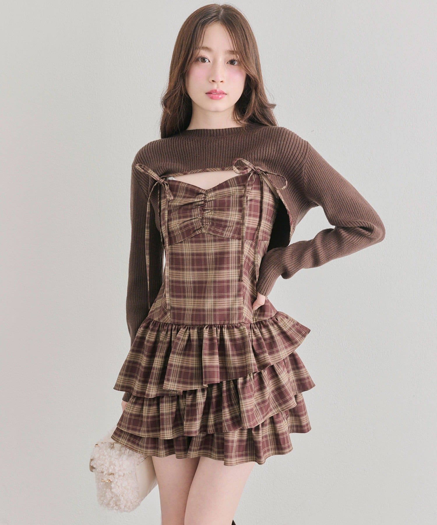 ニットセットミニキャミワンピース | OLIVE des OLIVE(オリーブ デ