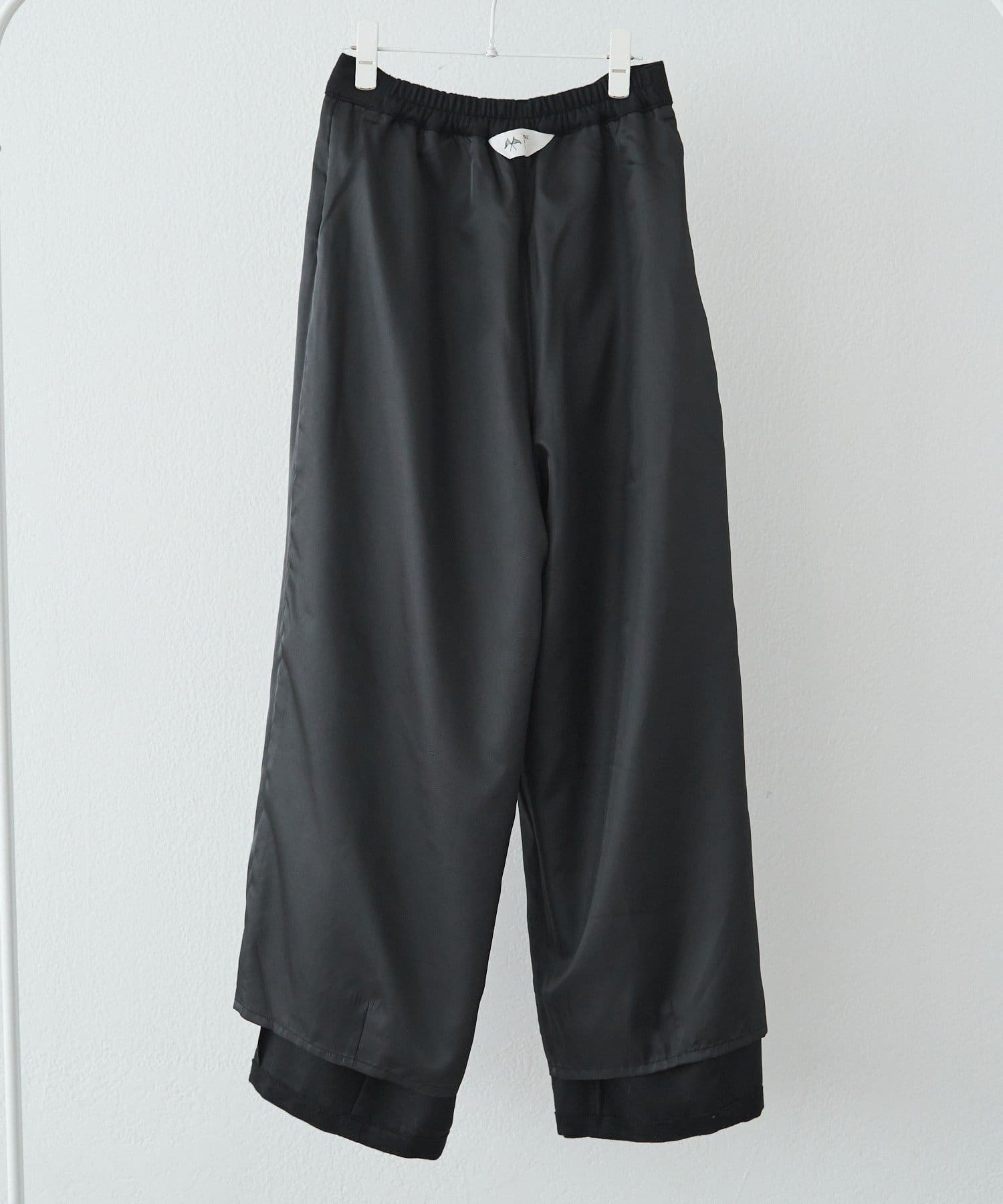 PUAL CE CIN(ピュアルセシン) ウール混バルーンスラックスパンツ