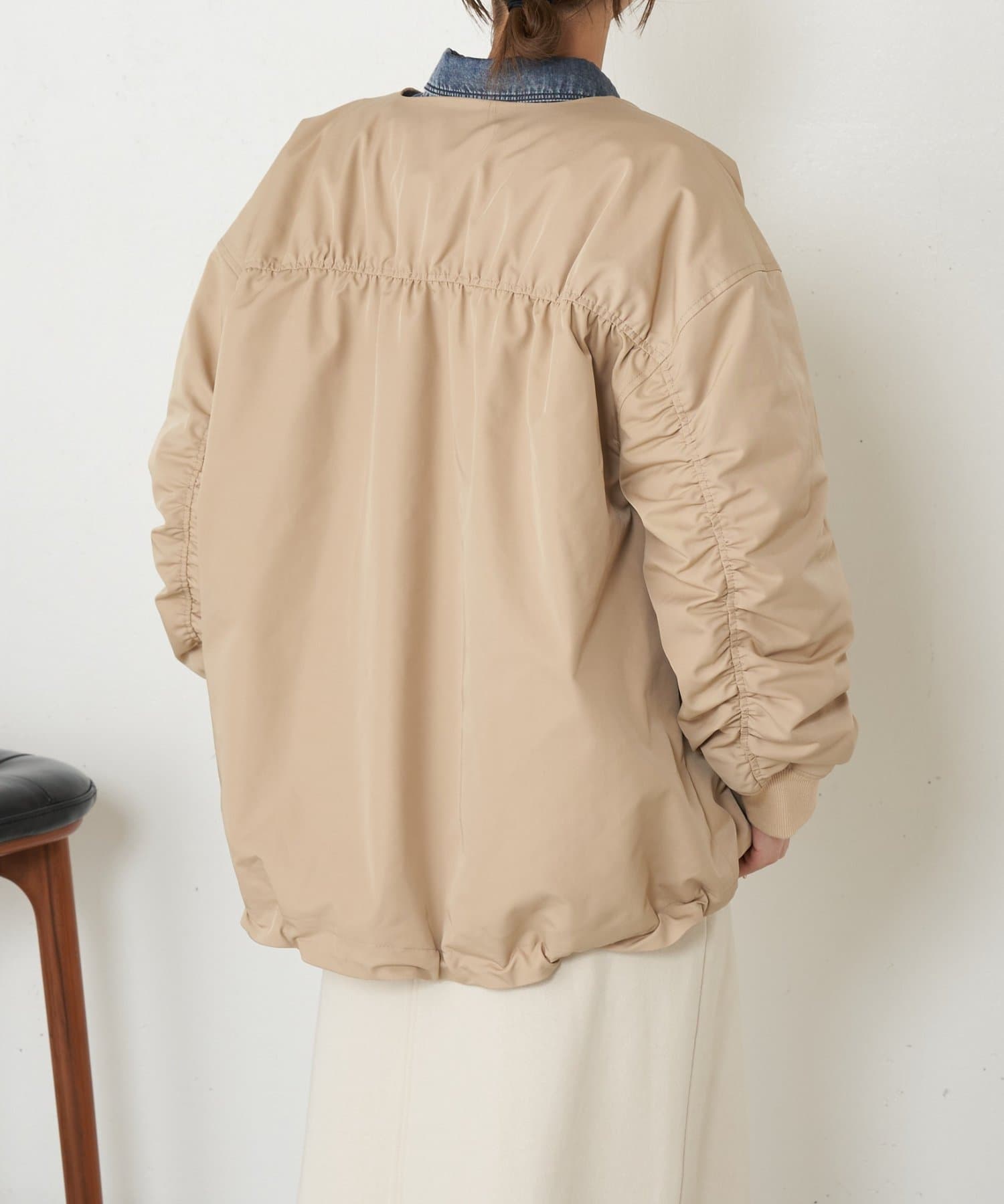 Jena　espace merveilleux(ジェナ　エスパスメルヴェイユ) 中綿バックギャザーコート