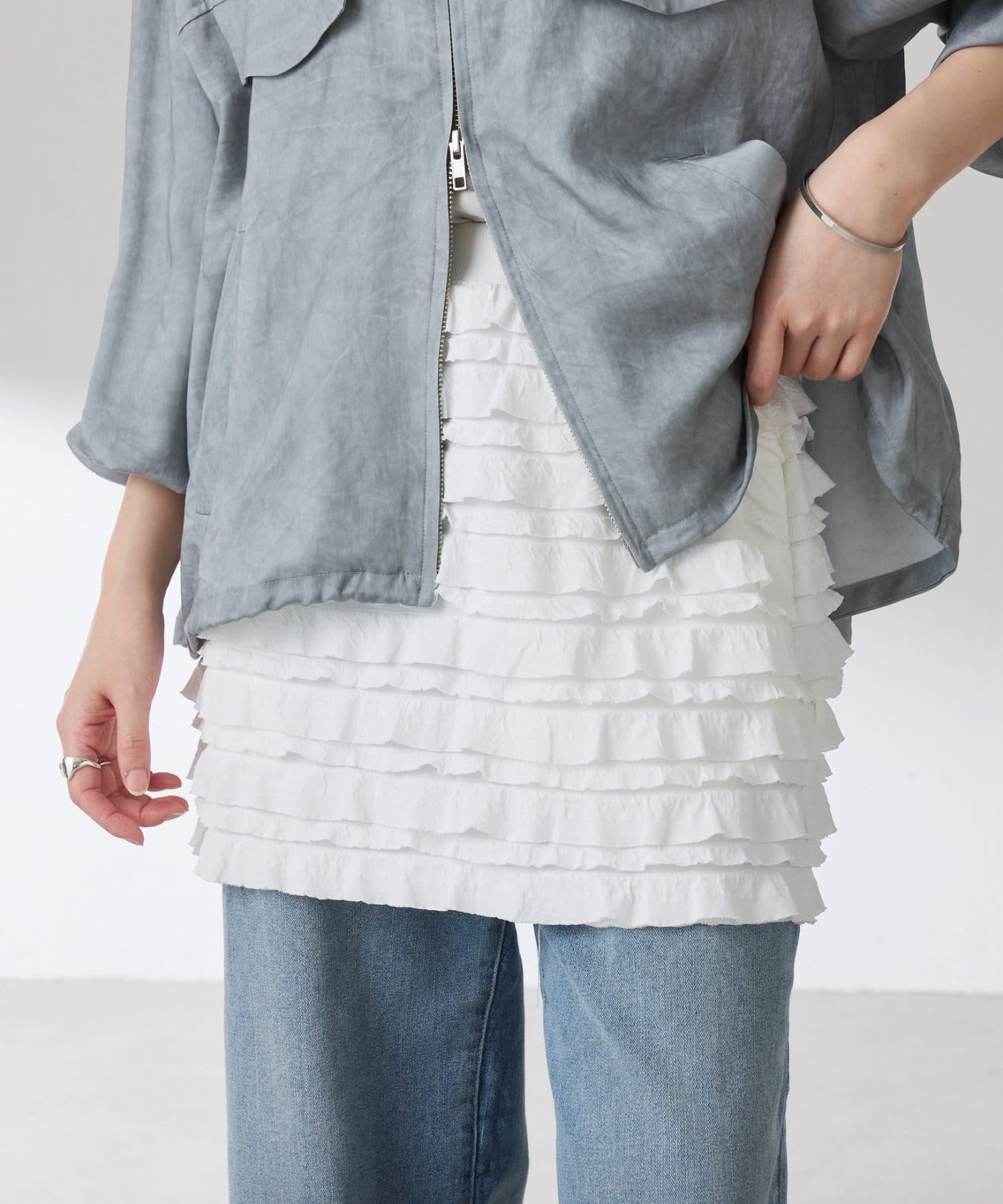 COLLAGE GALLARDAGALANTE(コラージュ ガリャルダガランテ) 【PROVOKE別注アイテム】 フリルレイヤードスカート