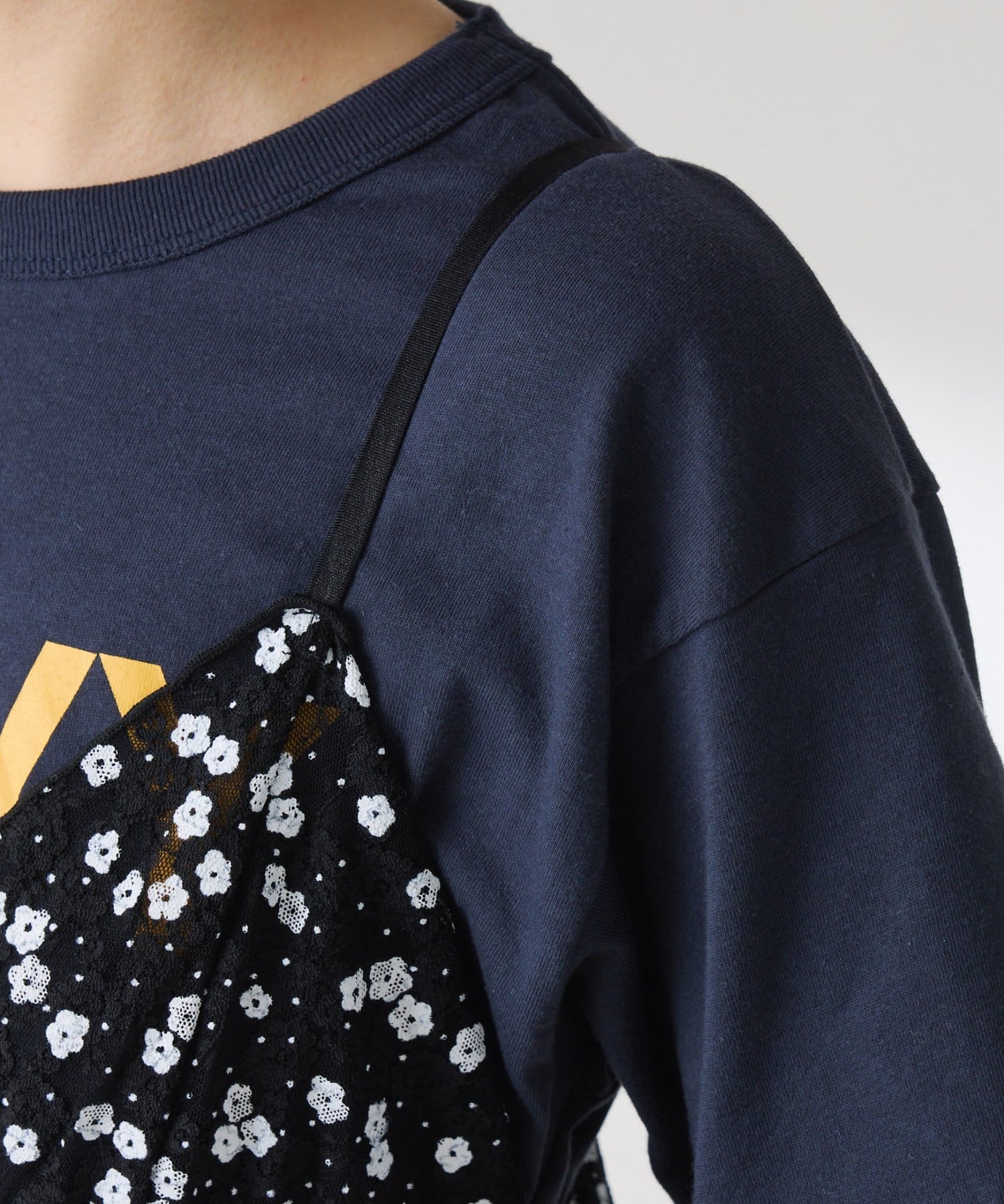 COLLAGE GALLARDAGALANTE(コラージュ ガリャルダガランテ) 【PROVOKE別注アイテム】プリントレースキャミワンピース