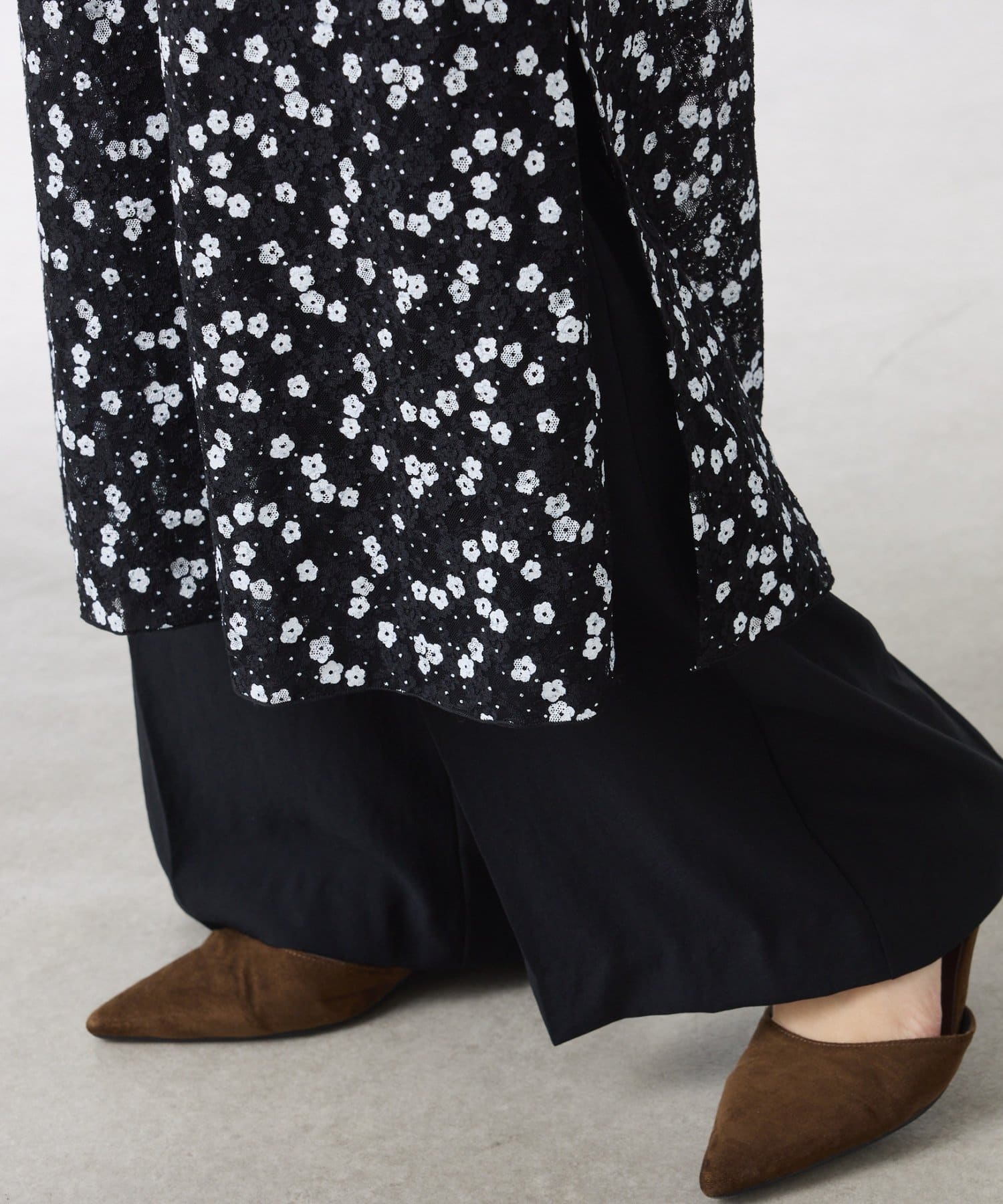 COLLAGE GALLARDAGALANTE(コラージュ ガリャルダガランテ) 【PROVOKE別注アイテム】プリントレースキャミワンピース