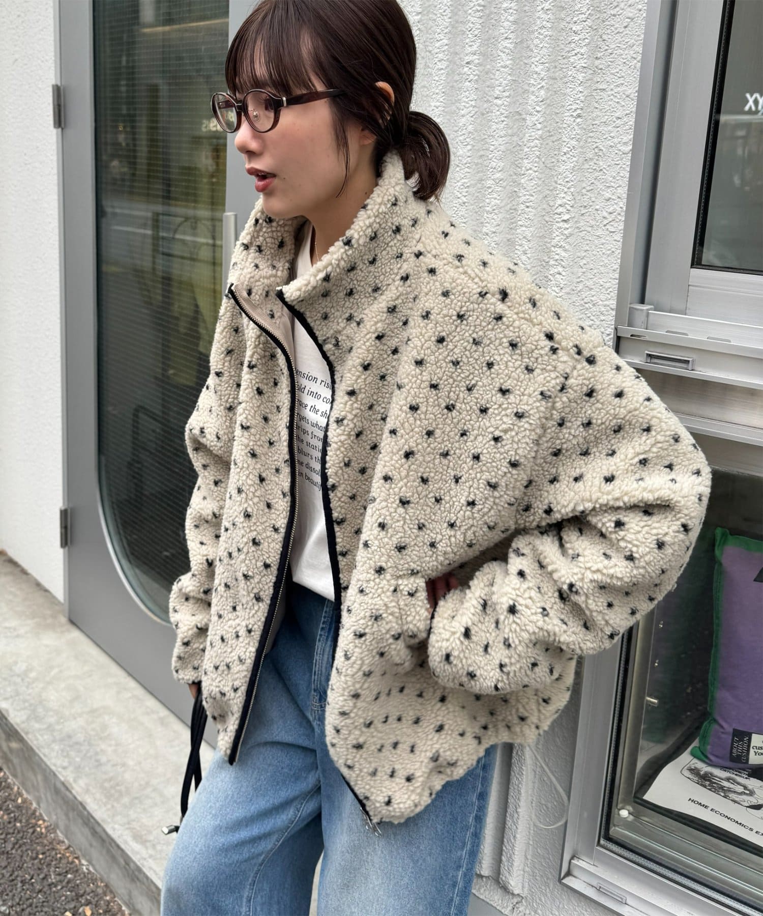 DISCOAT(ディスコート) 【umm.】WEB限定パイピングボアジャケット