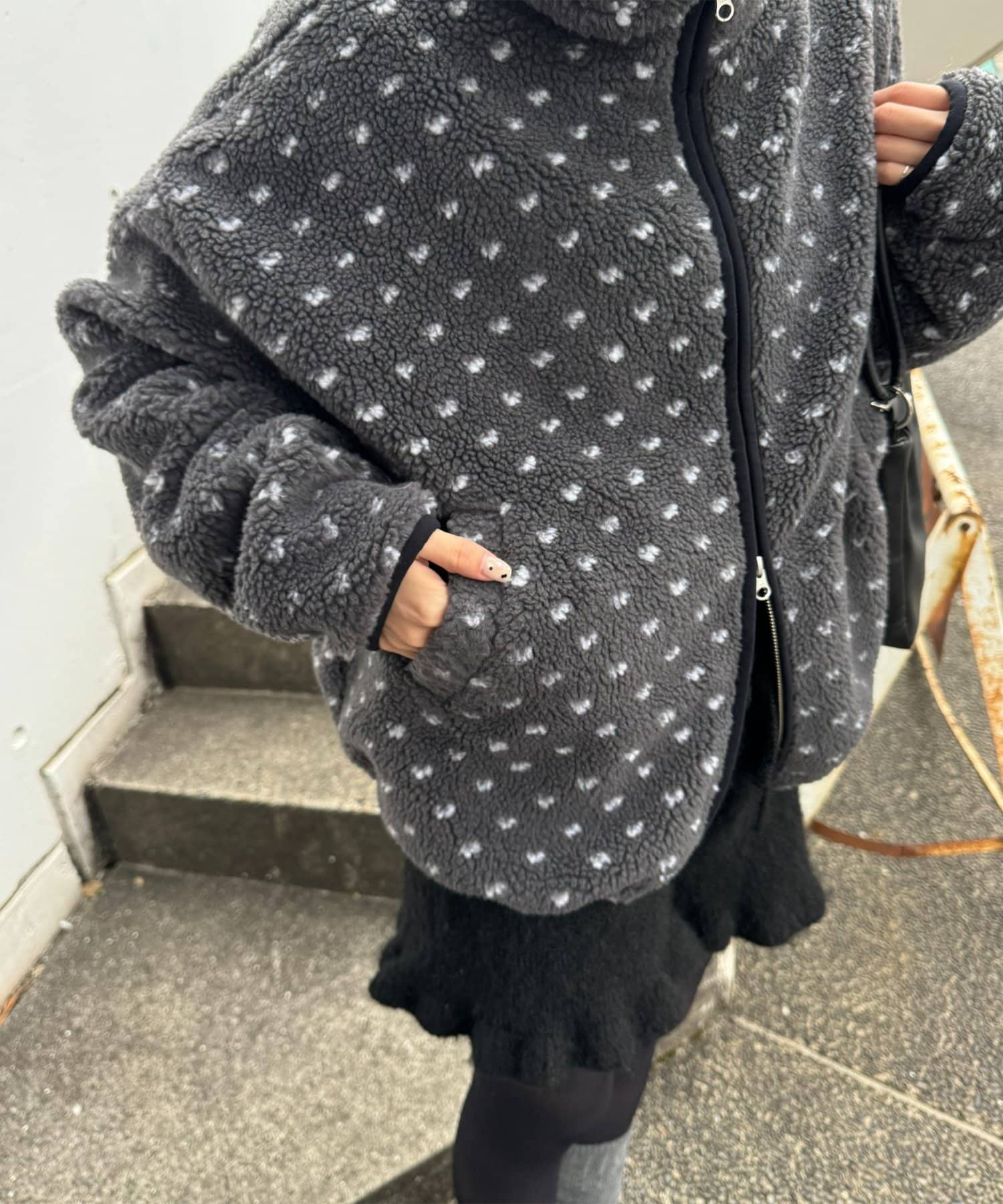 DISCOAT(ディスコート) 【umm.】WEB限定パイピングボアジャケット