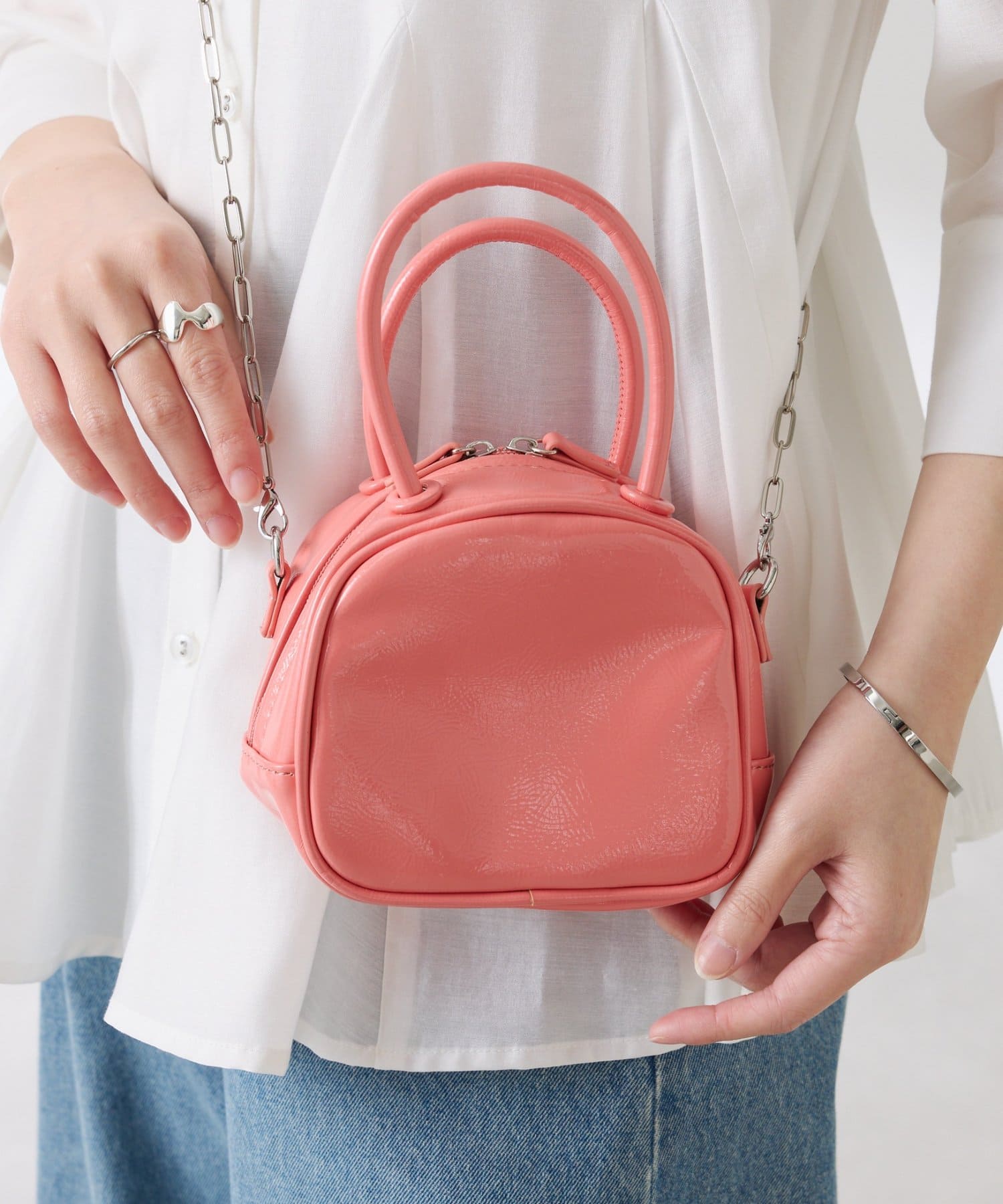 COLLAGE GALLARDAGALANTE(コラージュ ガリャルダガランテ) 【PAPILLONNER/パピヨネ】トラペゾイドバッグ