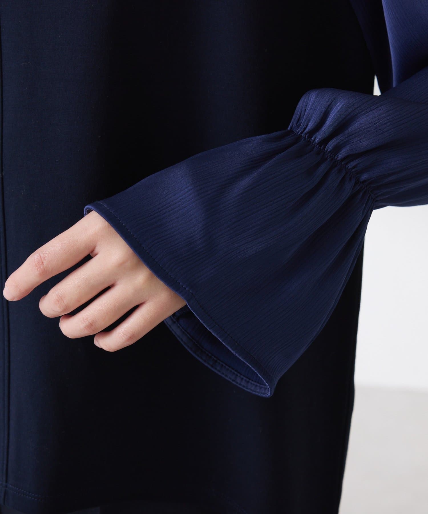 COLLAGE GALLARDAGALANTE(コラージュ ガリャルダガランテ) 【着映えトップス】ドッキングスリーブプルオーバー/セレモニー