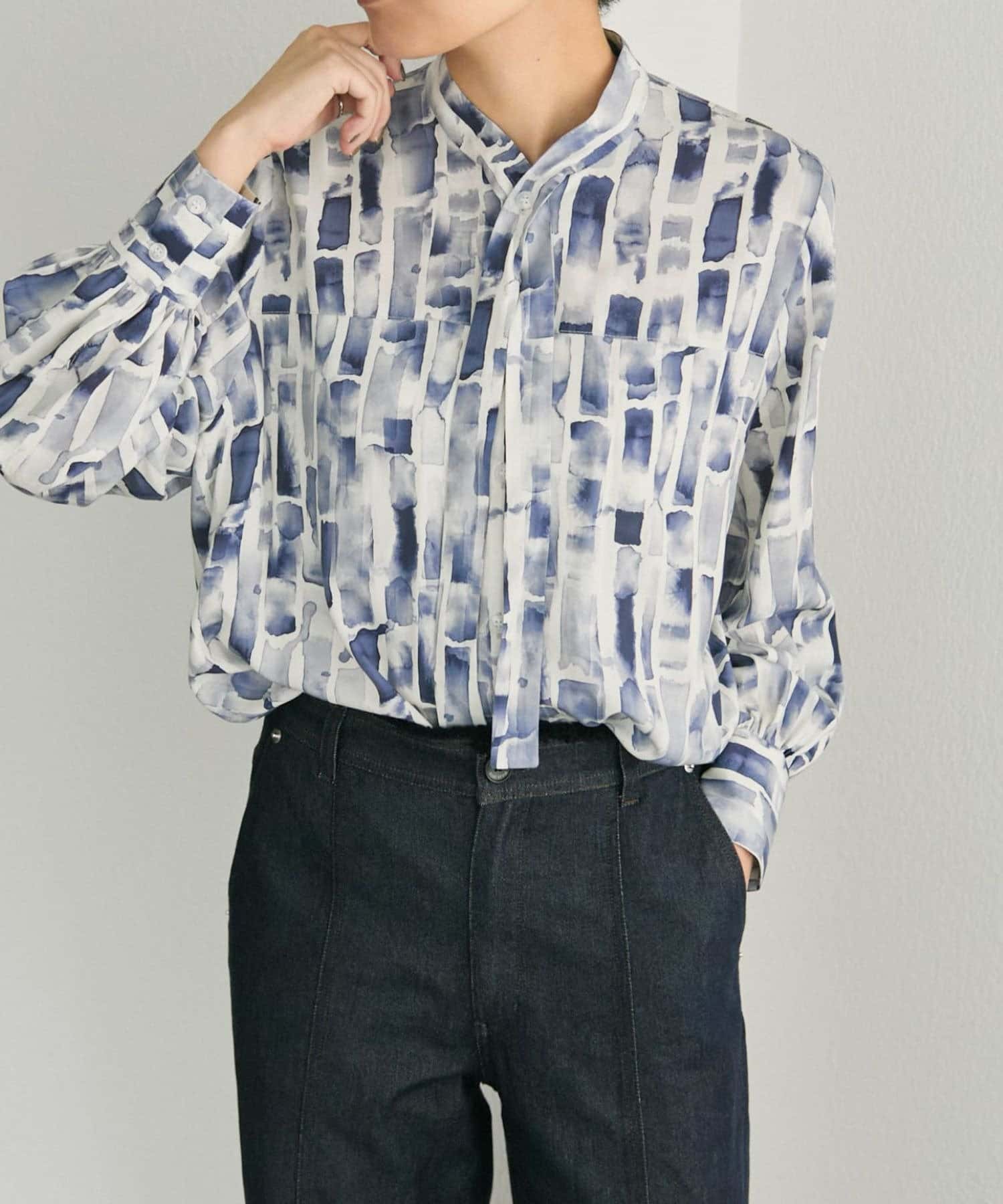 ear PAPILLONNER(イア パピヨネ) ボタンタイブラウス【SUM1 STYLE(スミスタイル)】