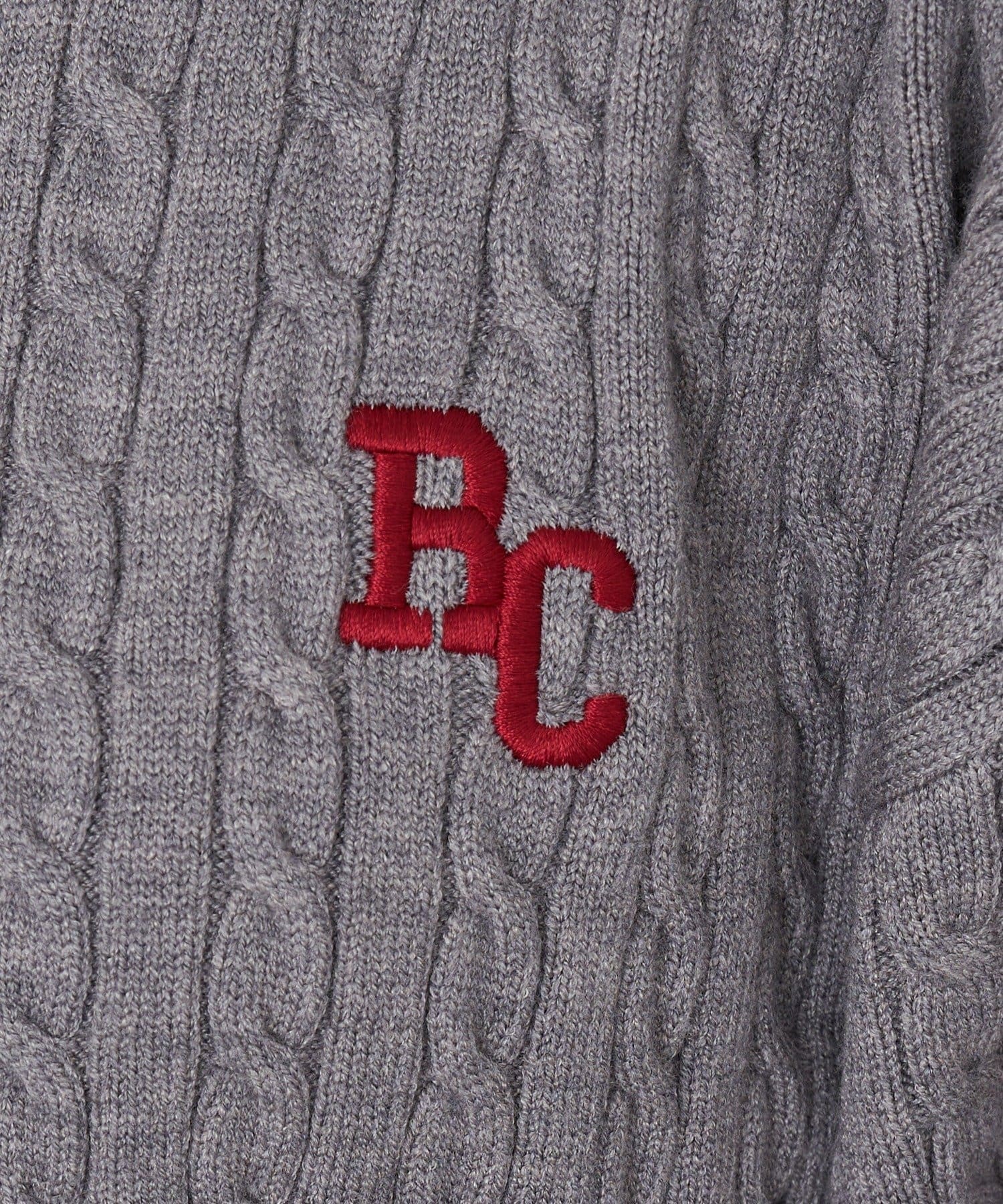 RAY CASSIN(レイカズン) ケーブル胸刺繍パーカー