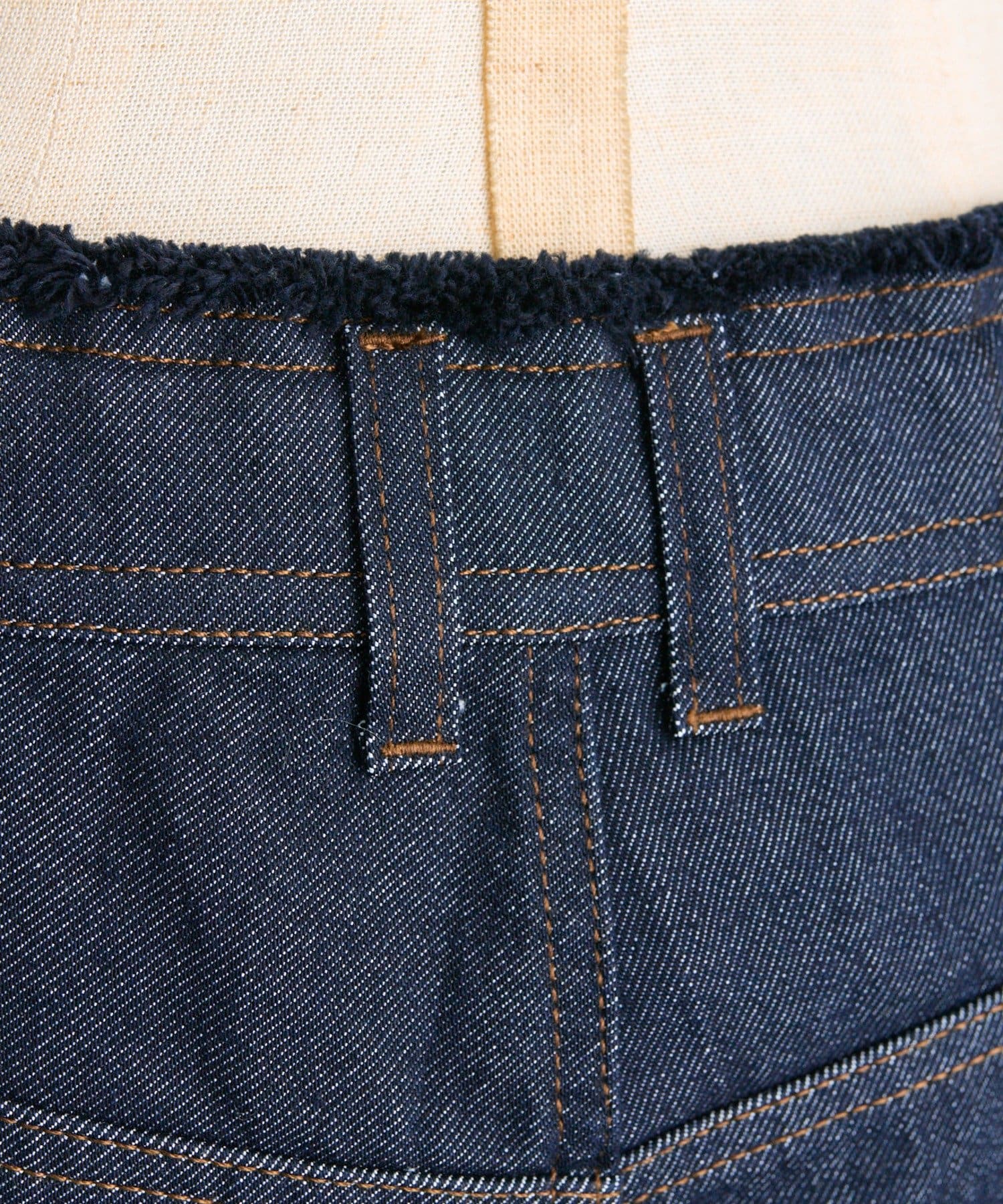 ear PAPILLONNER(イア パピヨネ) 《セットアップ着用も可》センターラインデニムパンツ【SUM1 STYLE(スミスタイル)】