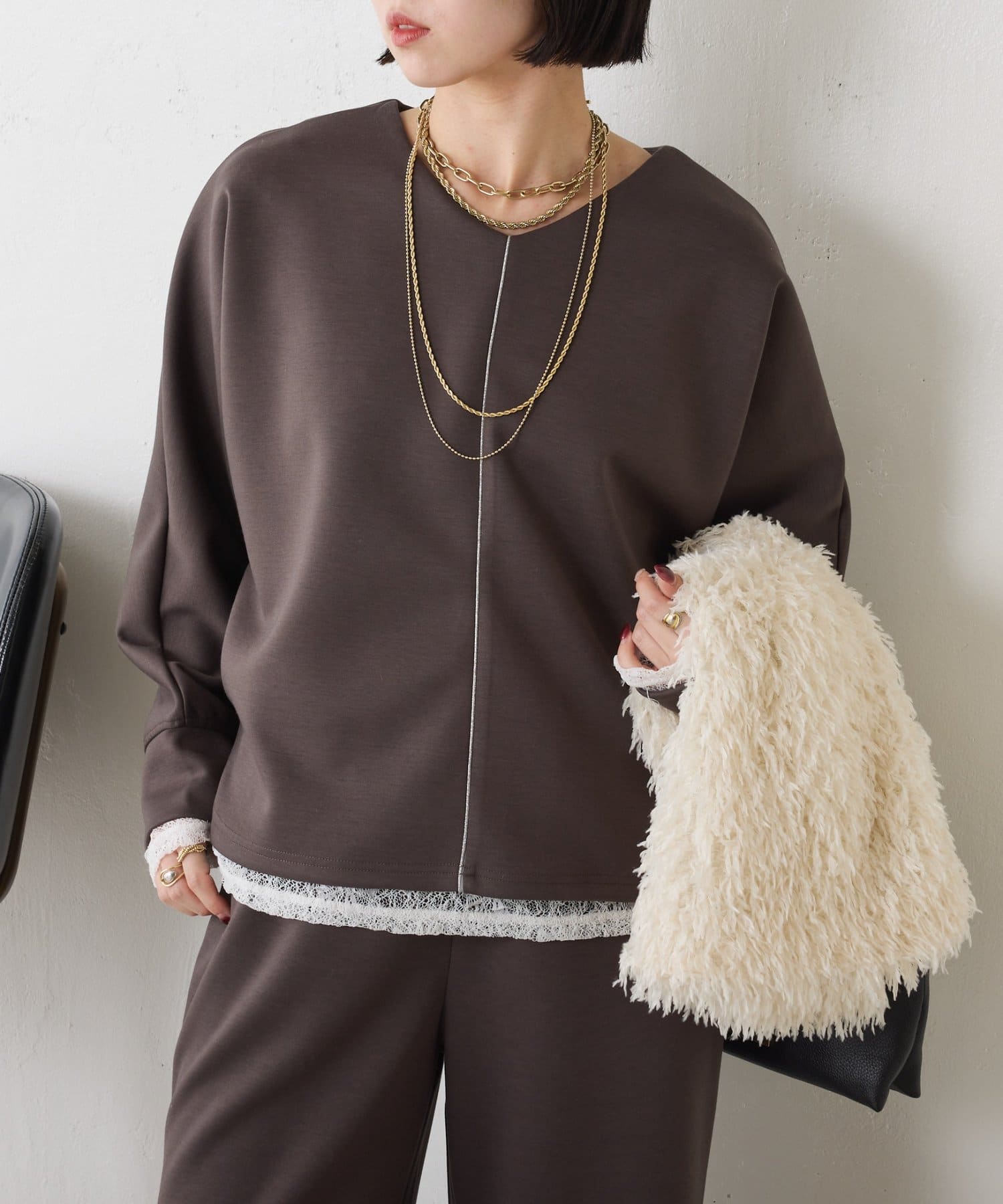 Jena　espace merveilleux(ジェナ　エスパスメルヴェイユ) ラメパイピングセットアップ