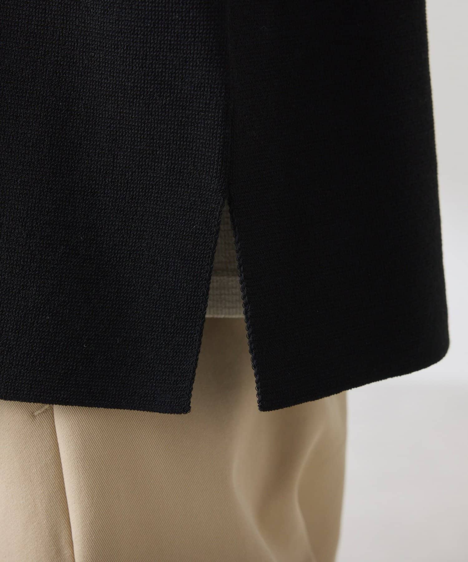 COLLAGE GALLARDAGALANTE(コラージュ ガリャルダガランテ) 【着痩せ◎】Vネックバスクニット