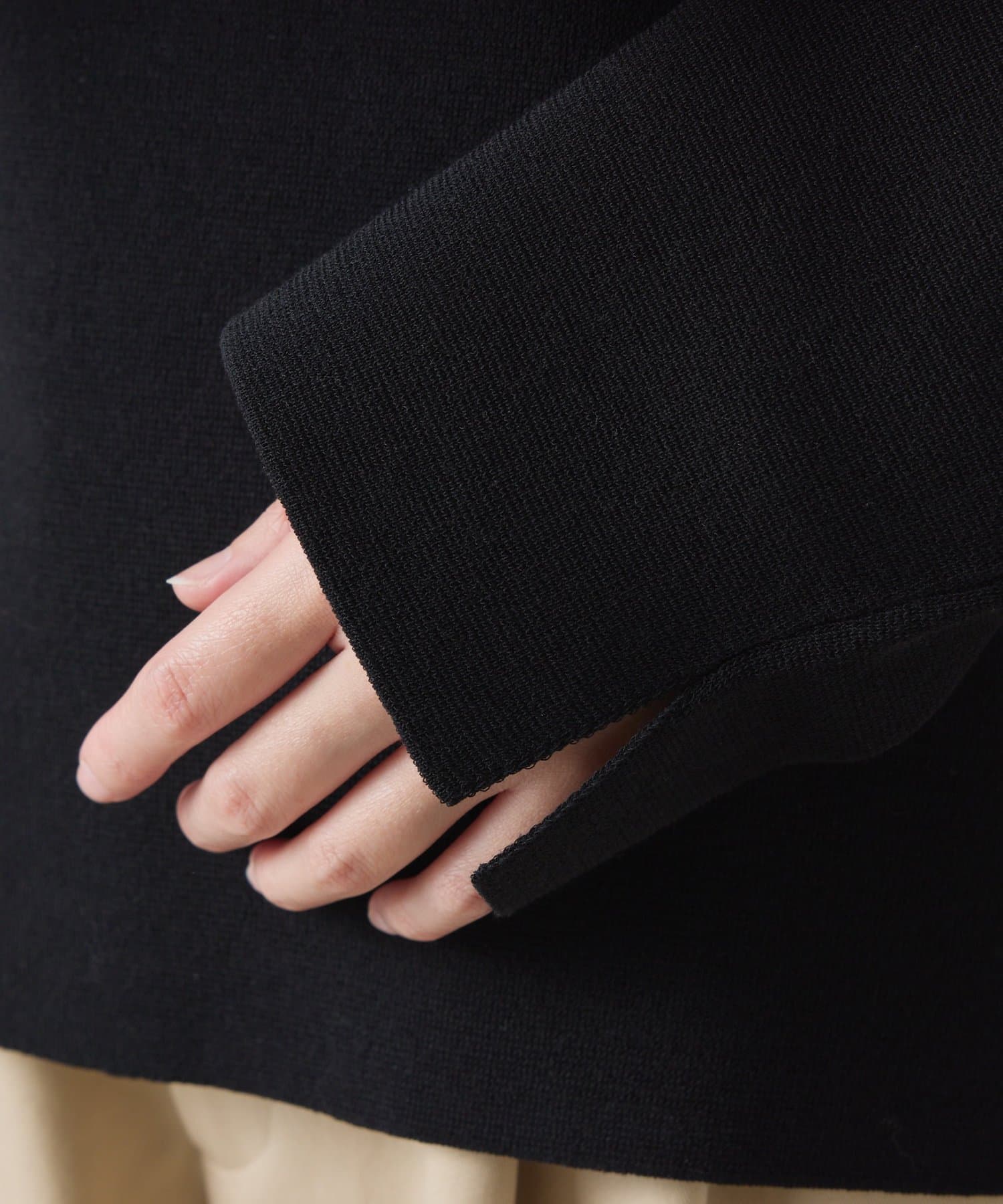 COLLAGE GALLARDAGALANTE(コラージュ ガリャルダガランテ) 【着痩せ◎】Vネックバスクニット