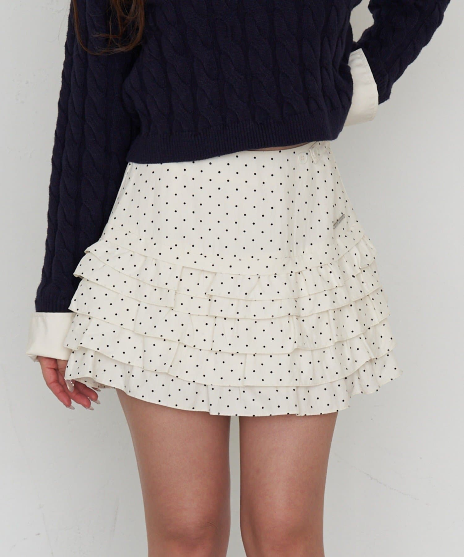 RAY CASSIN(レイカズン) ティアードスカート