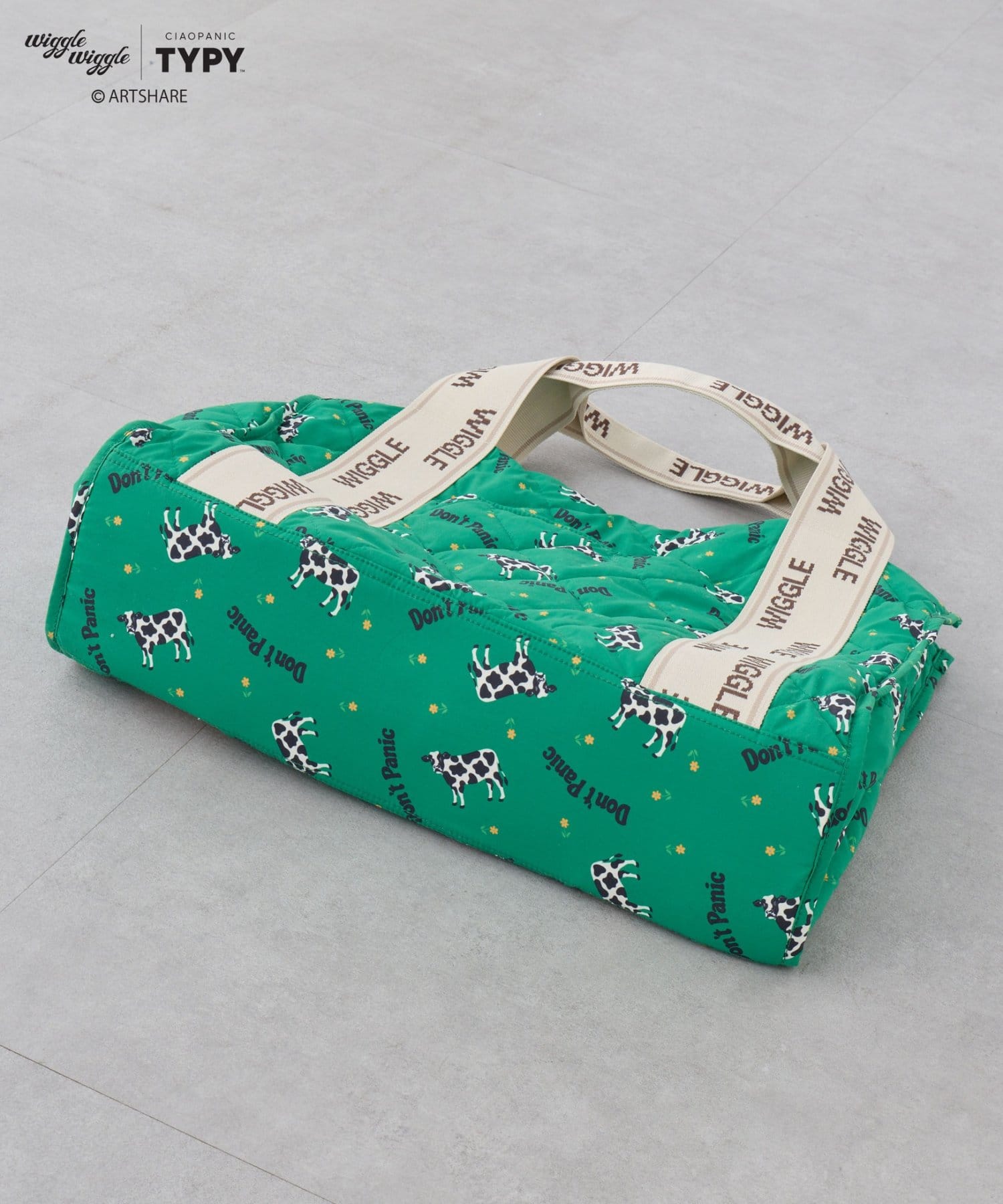 CIAOPANIC TYPY(チャオパニックティピー) 【wiggle wiggle】ジャガードテープマルチウェイトートバッグ/キャリーオンバッグ/マザーズバッグ