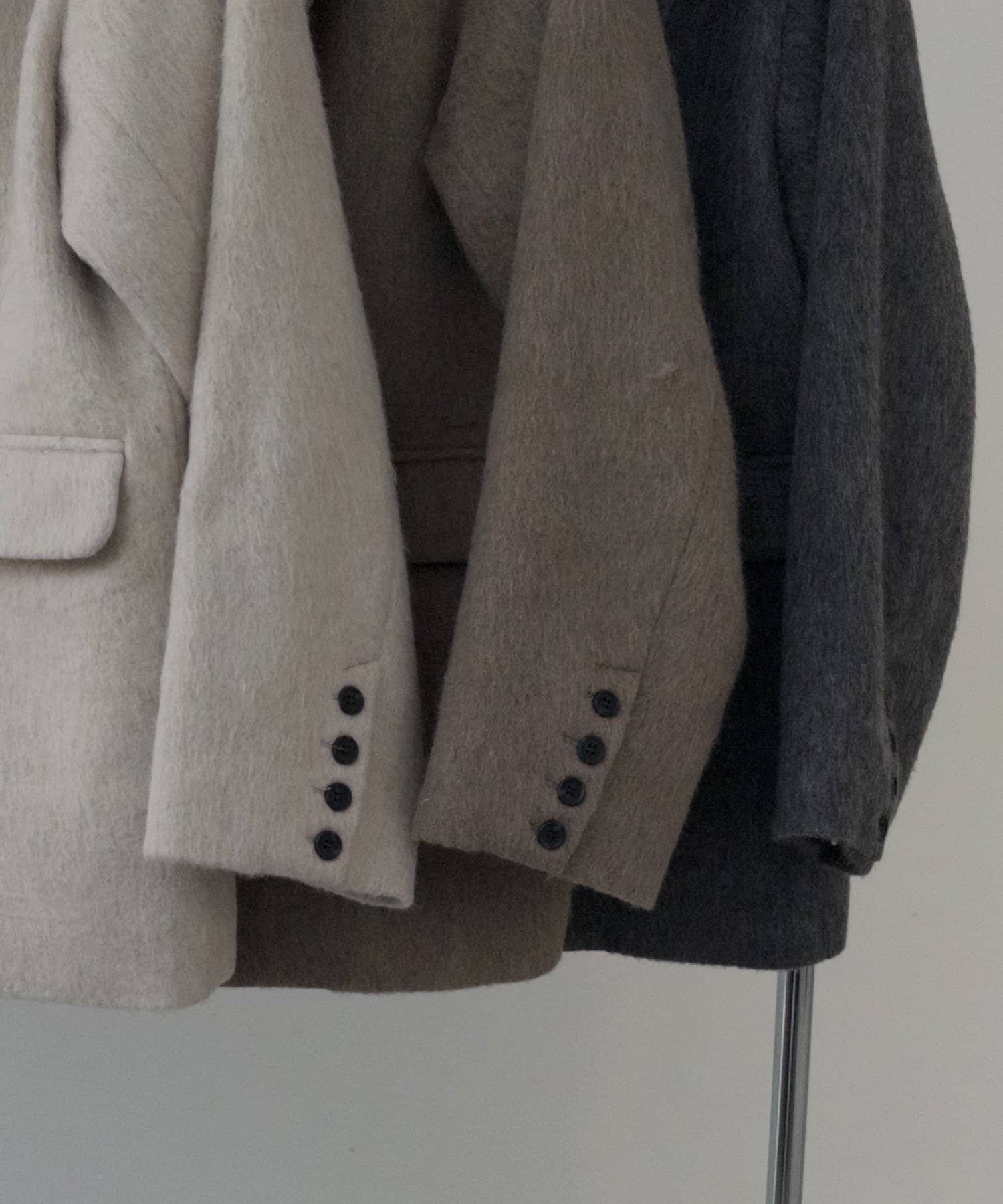 CAPRICIEUX LE'MAGE(カプリシュレマージュ) 【サイズ展開あり】シャギーウールコート