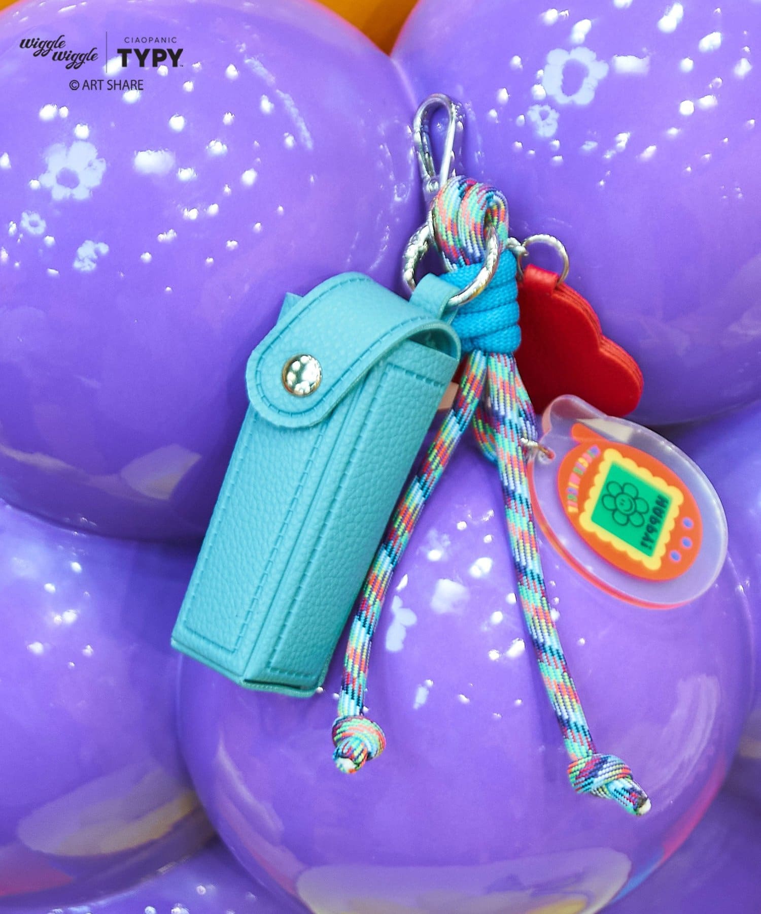 CIAOPANIC TYPY(チャオパニックティピー) 【wiggle wiggle】リップケース＆ミラー付きチャーム