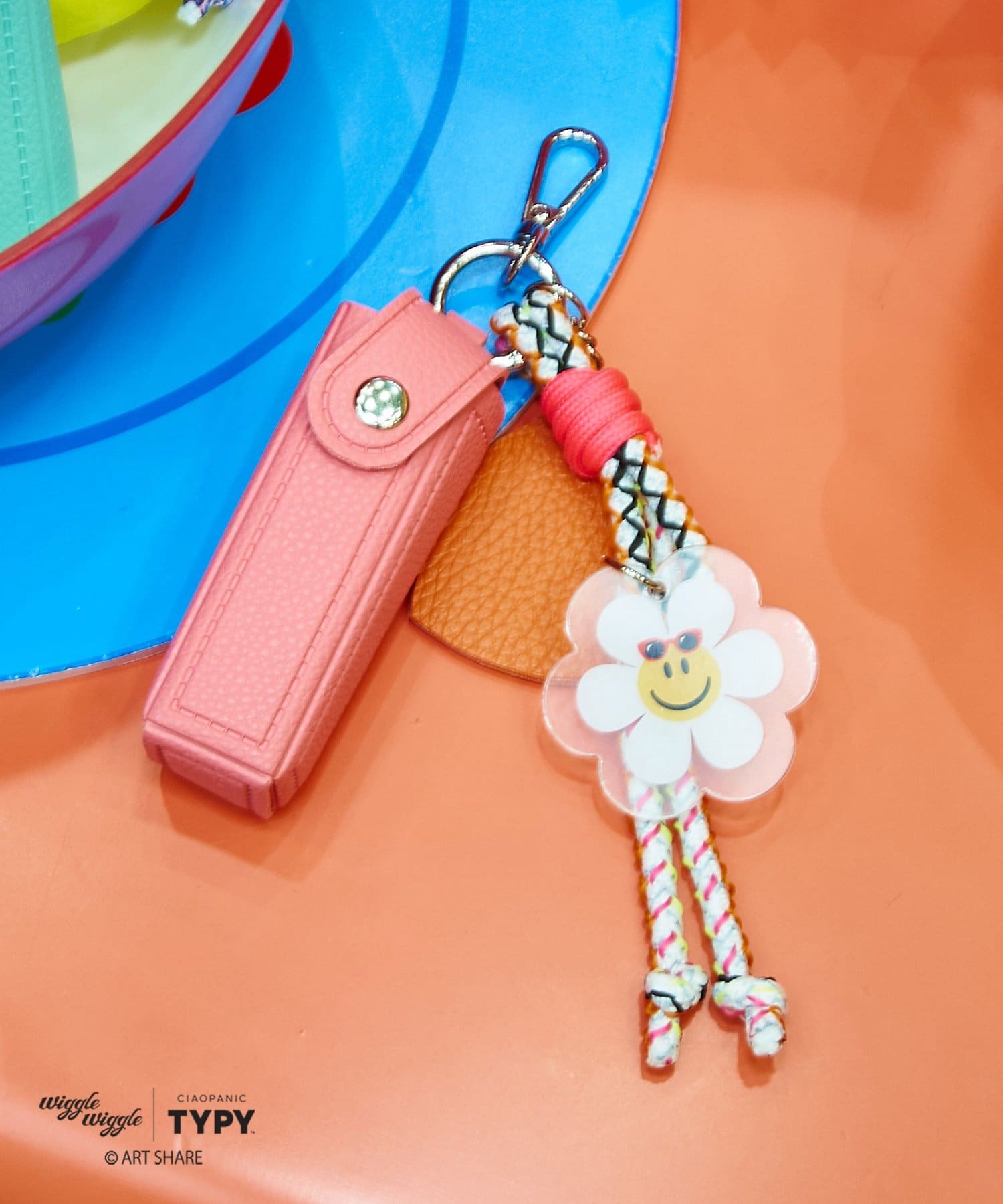CIAOPANIC TYPY(チャオパニックティピー) 【wiggle wiggle】リップケース＆ミラー付きチャーム