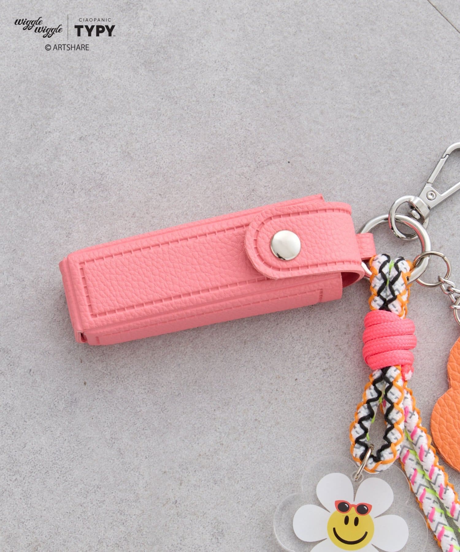 CIAOPANIC TYPY(チャオパニックティピー) 【wiggle wiggle】リップケース＆ミラー付きチャーム