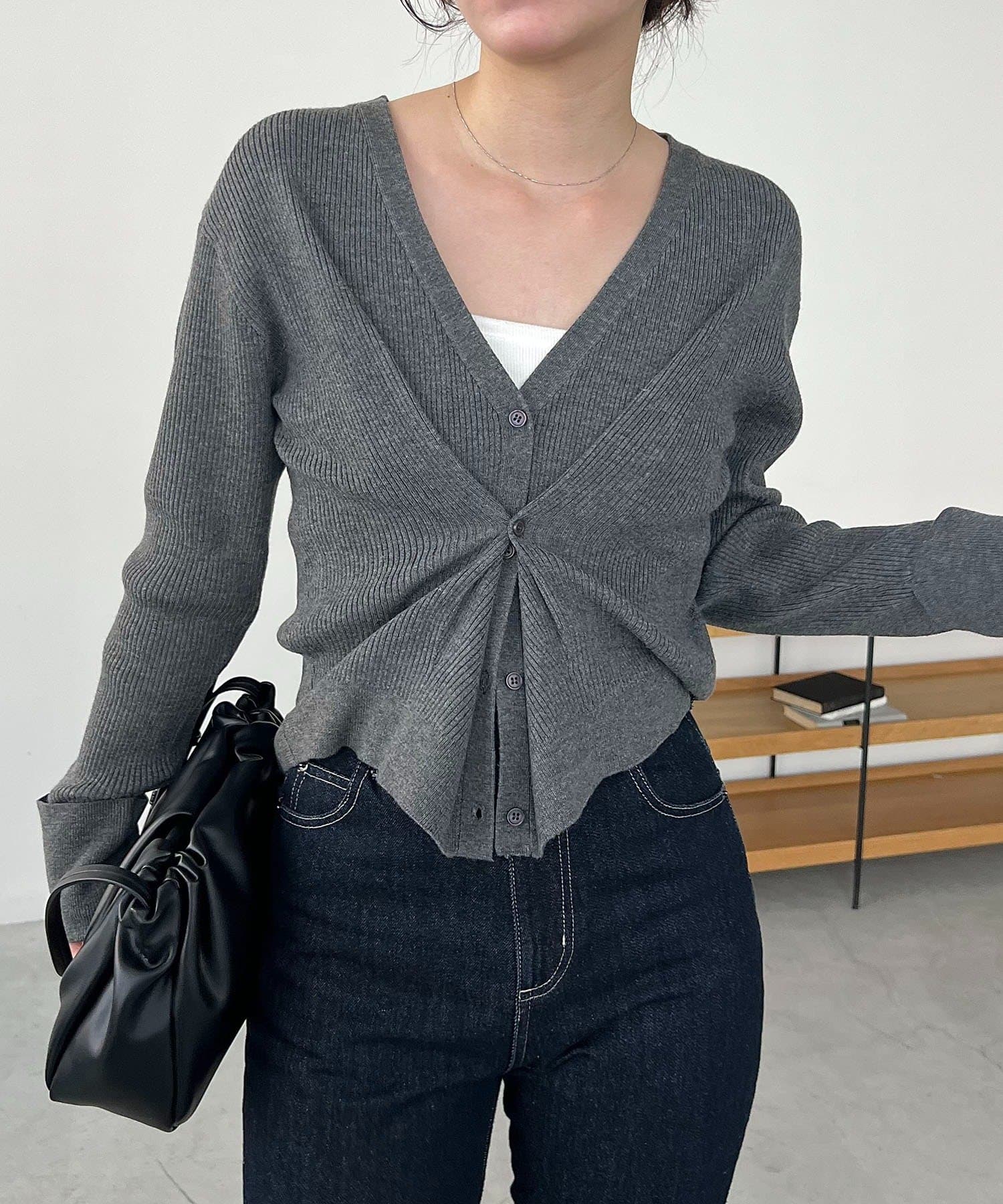 CAPRICIEUX LE'MAGE(カプリシュレマージュ) ウエストマークニット