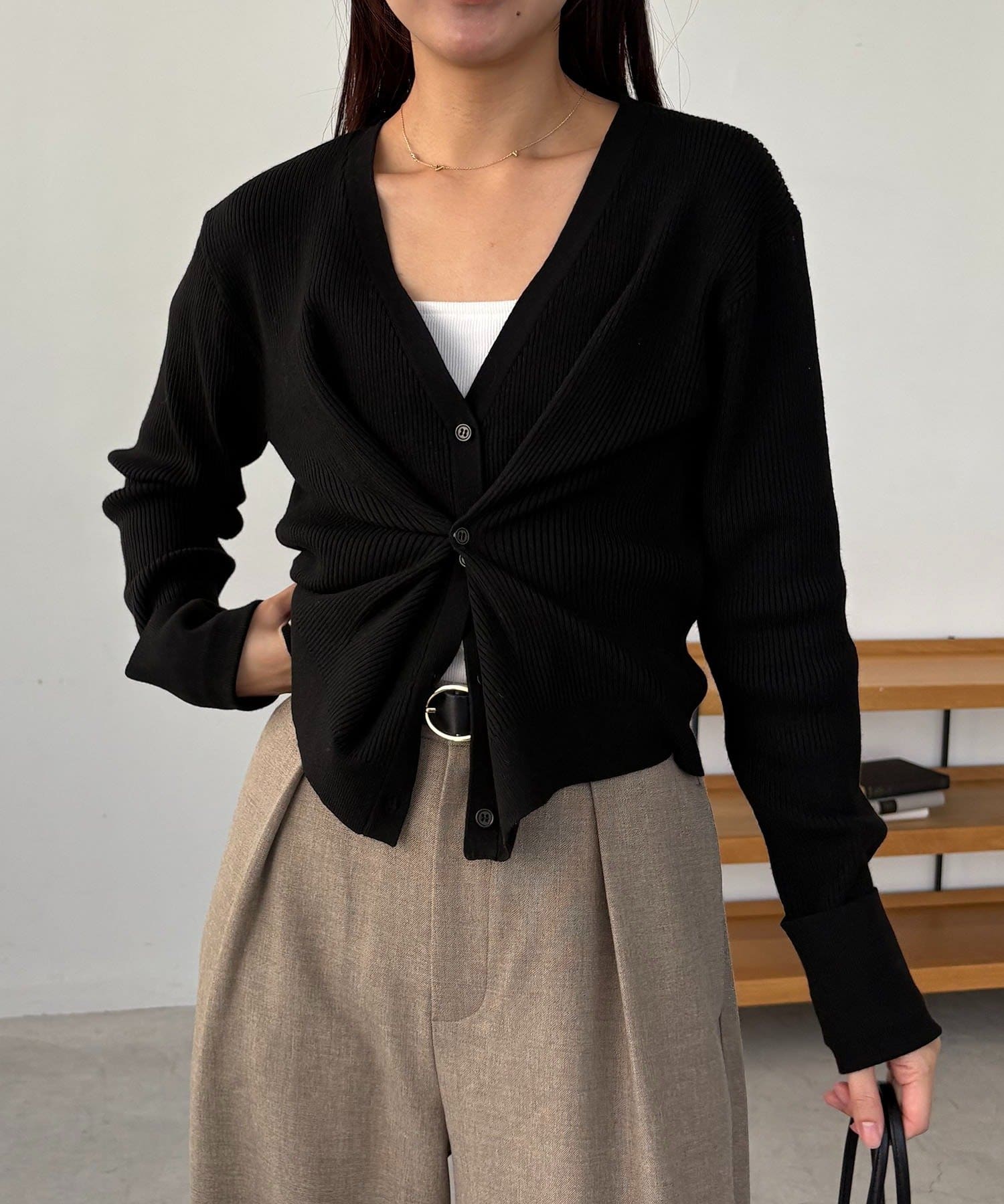 CAPRICIEUX LE'MAGE(カプリシュレマージュ) ウエストマークニット