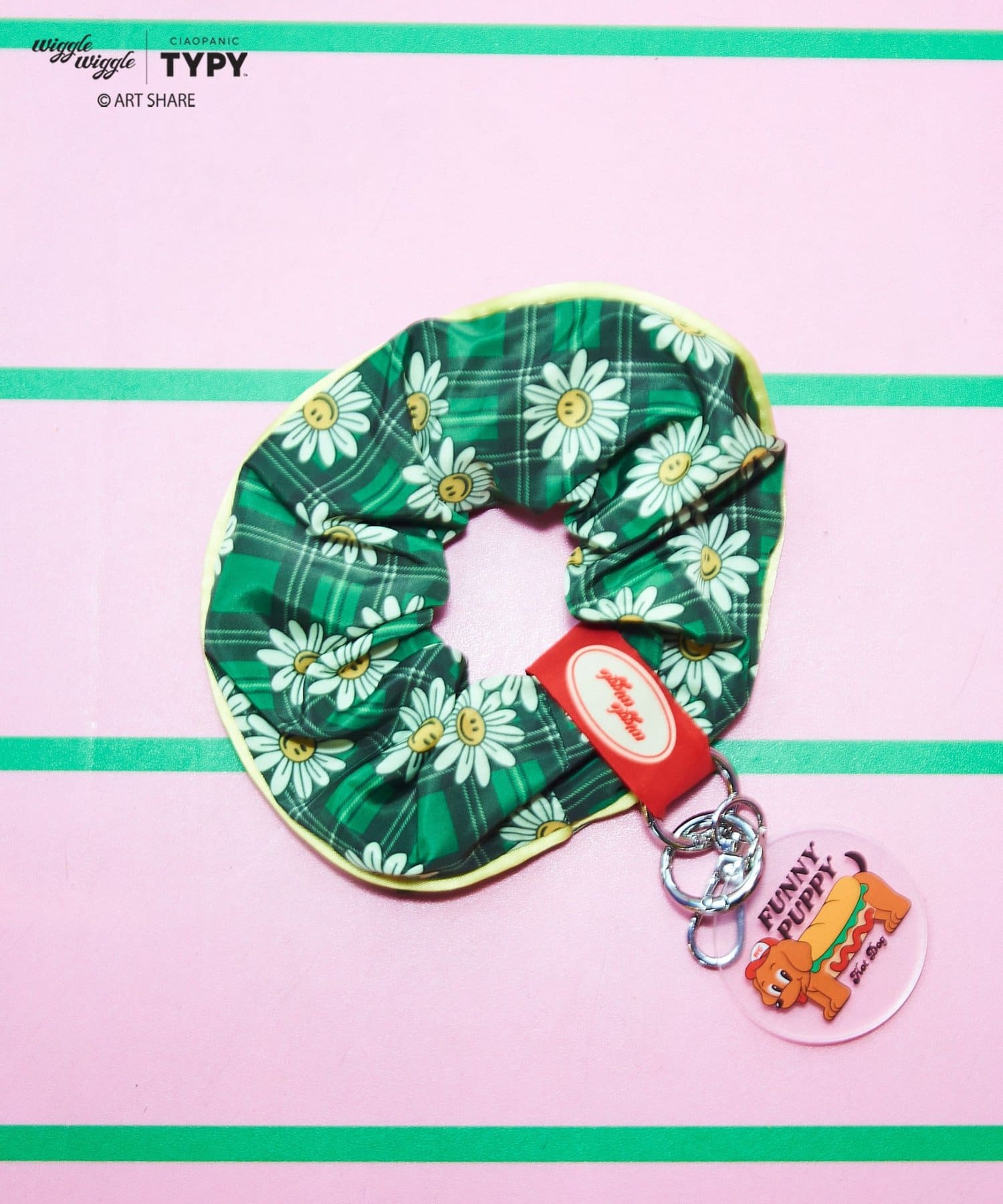 CIAOPANIC TYPY(チャオパニックティピー) 【wiggle wiggle】シュシュ付きチャーム