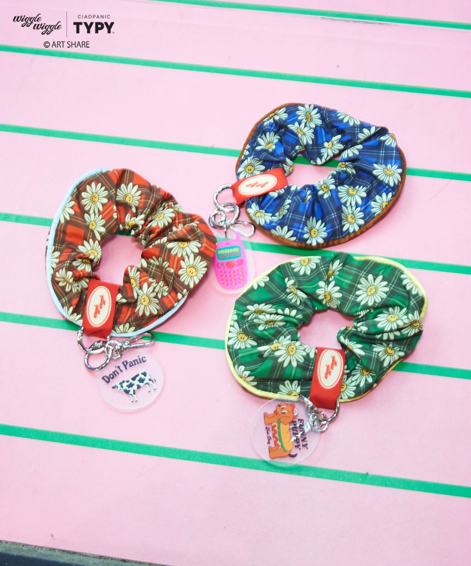 CIAOPANIC TYPY(チャオパニックティピー) 【wiggle wiggle】シュシュ付きチャーム