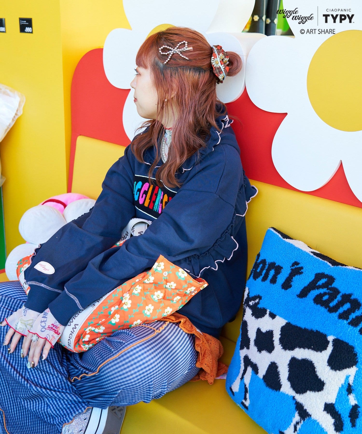 CIAOPANIC TYPY(チャオパニックティピー) 【wiggle wiggle】シュシュ付きチャーム