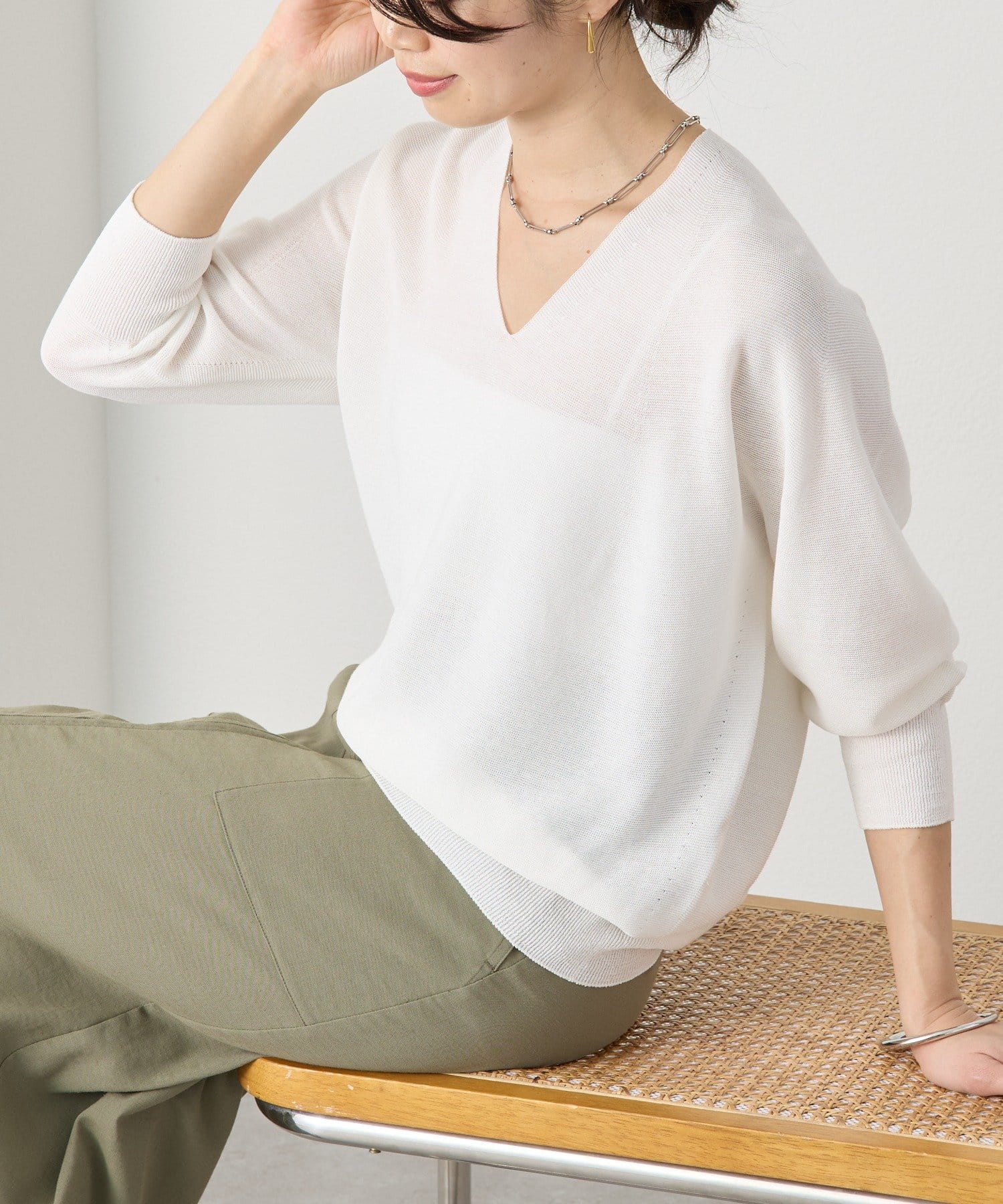 RIVE DROITE(リヴドロワ) 予約【軽くしなやかな着心地】ライトギマバックボリュームニット