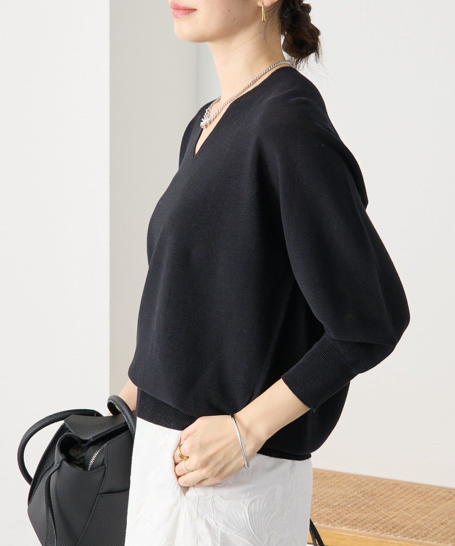 RIVE DROITE(リヴドロワ) 予約【軽くしなやかな着心地】ライトギマバックボリュームニット