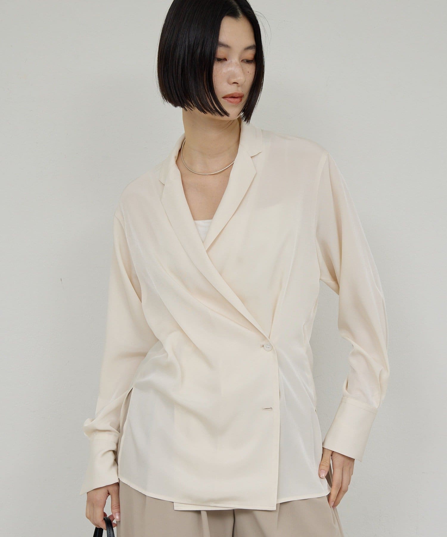 GALLARDAGALANTE(ガリャルダガランテ) 【手洗い可】2WAYシャツジャケット